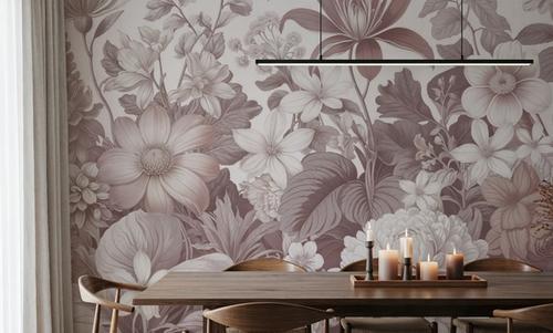 Dahlia Days, Dusty Pink