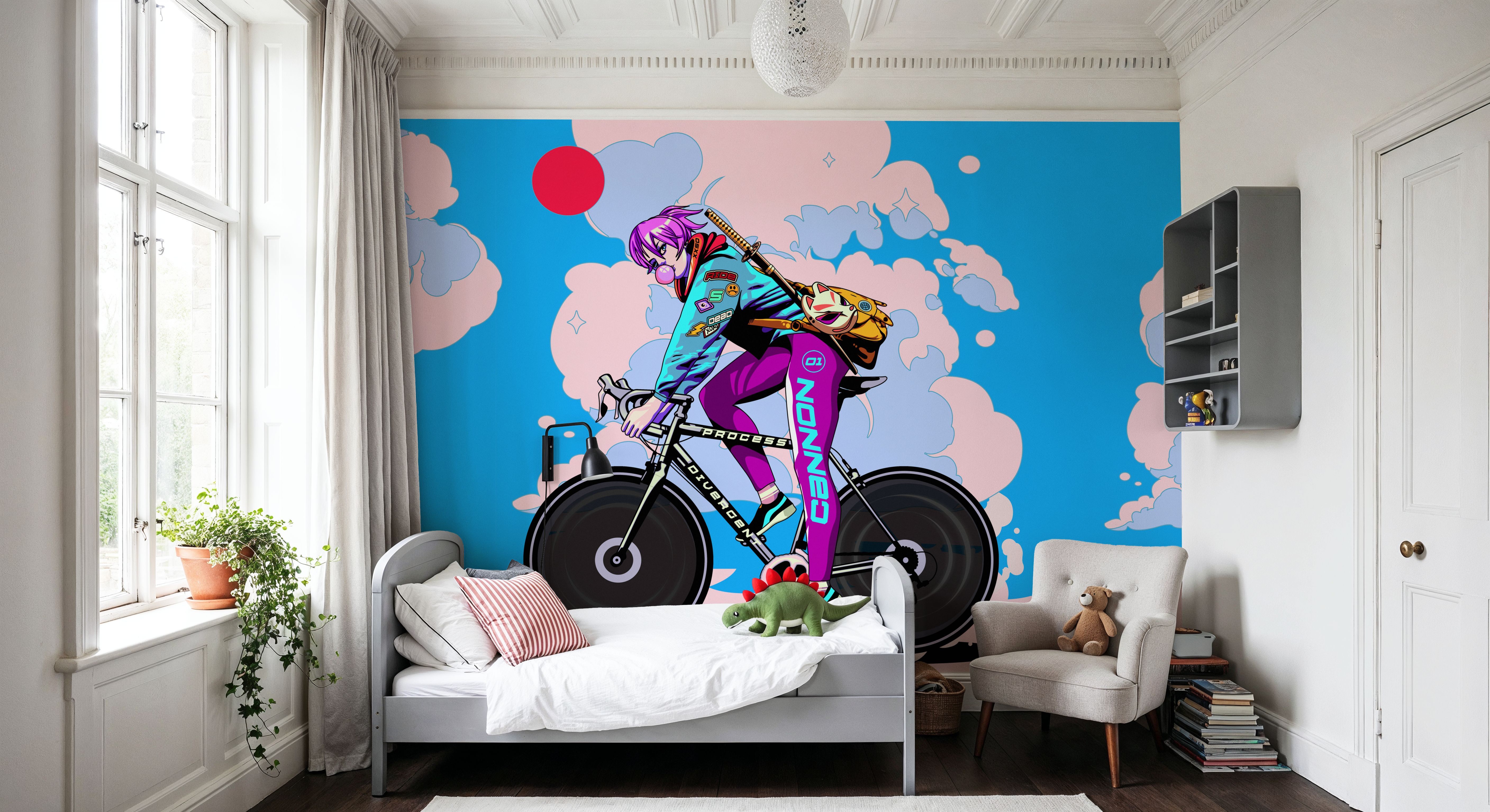 Anime Bike in Blue