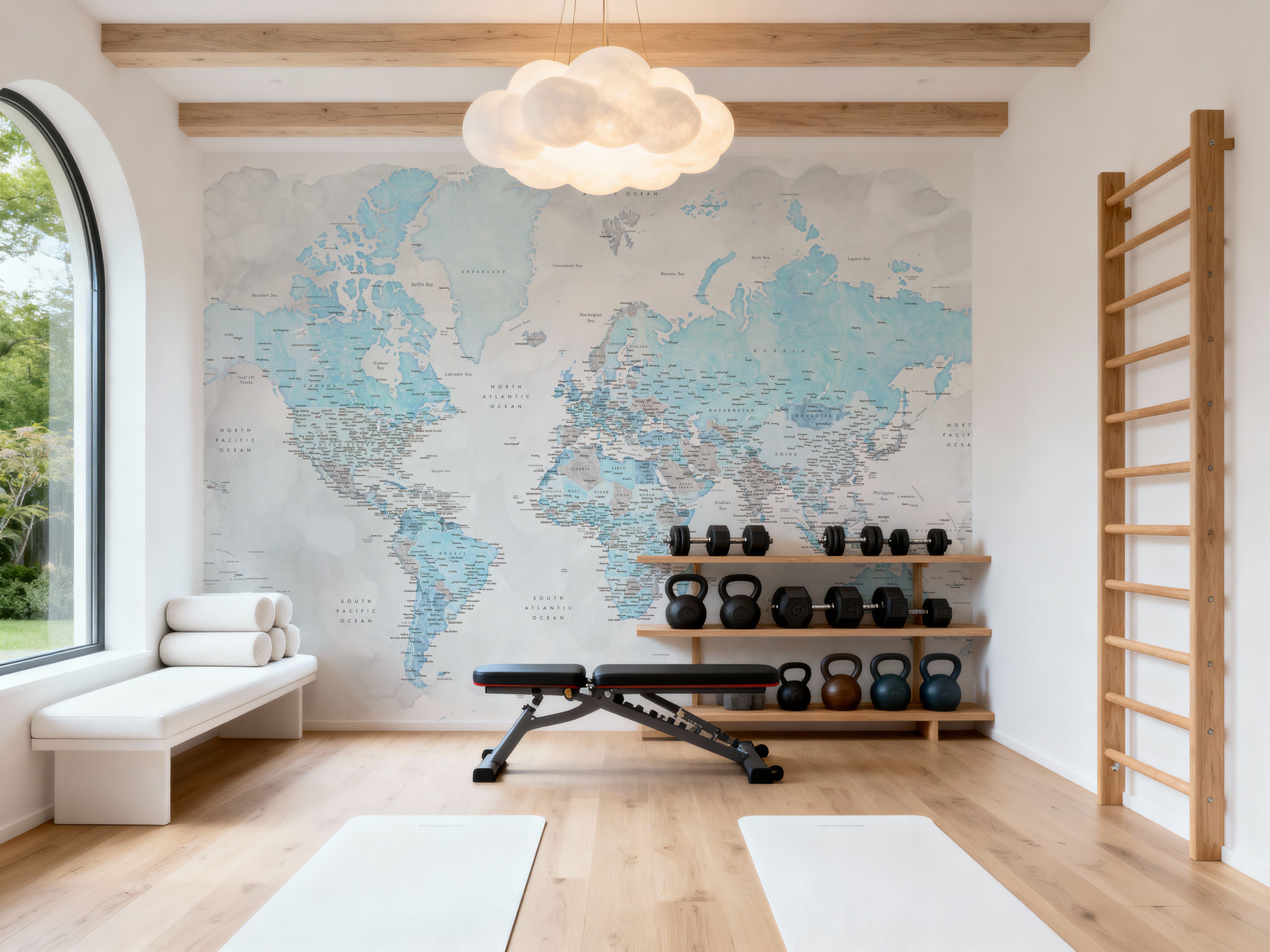 World Map Cities - Jabulani