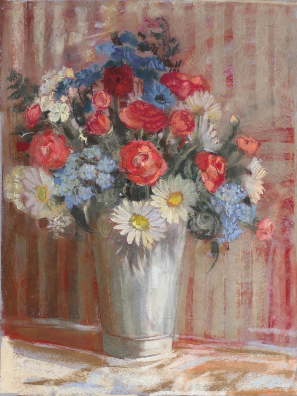 Vase of Flowers Patriotic
