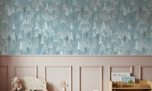 Forest Lanterns, Dusty Blue