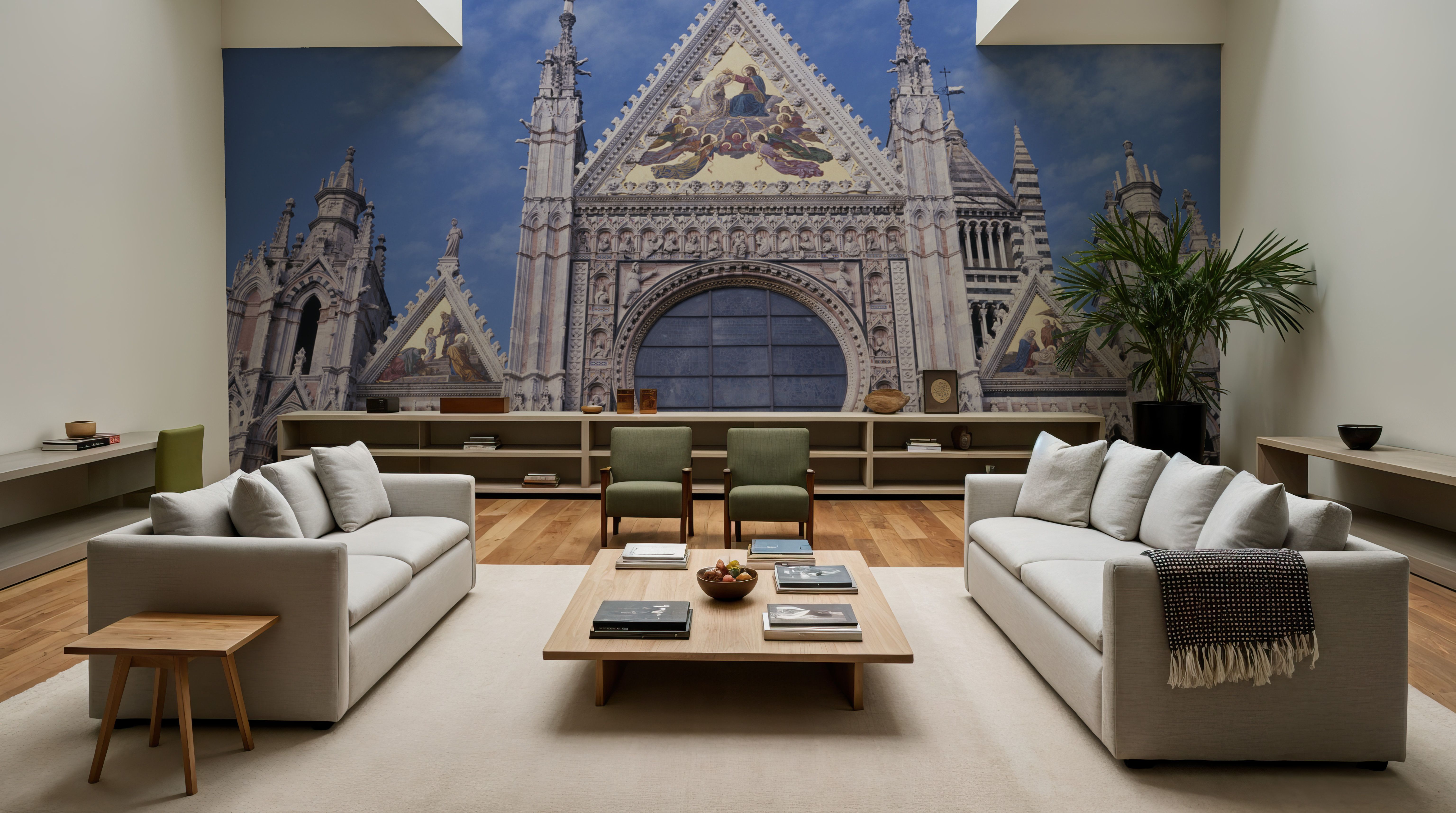 Majestic Gothic Cathedral, Wallpaper