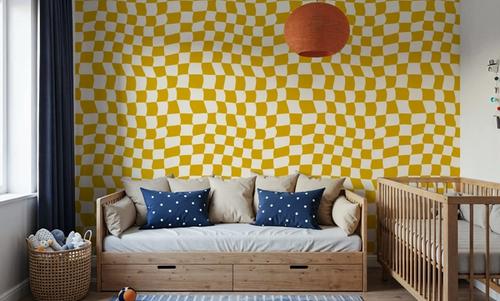 Warped Checkerboard, Sunflower