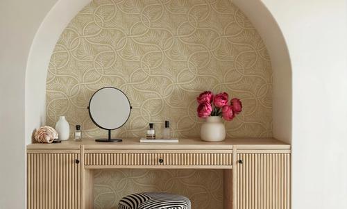 Fern Forest, Beige