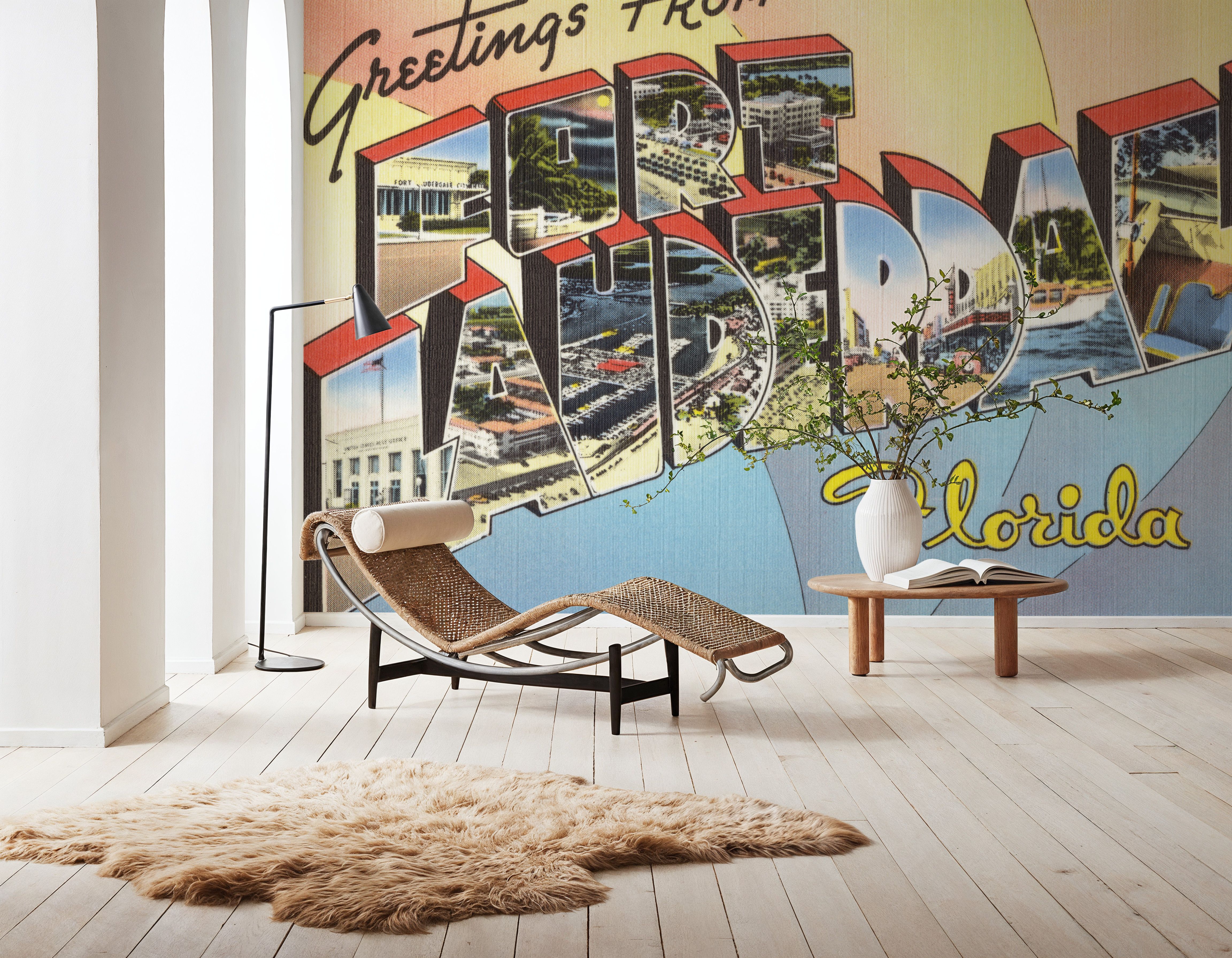 Greetings from Fort Lauderdale - Screenprint Postcard