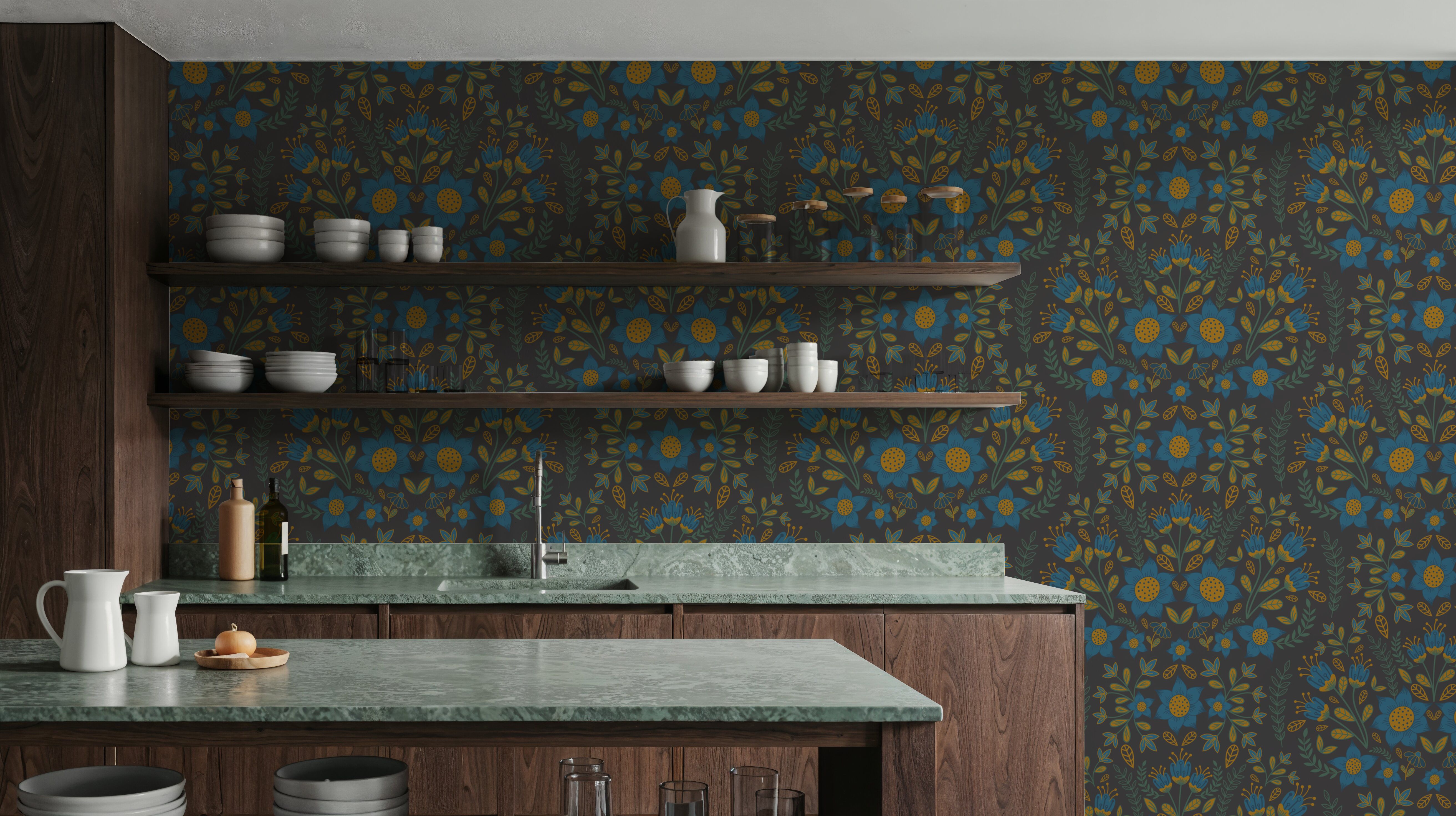 Enchanted Garden Mirrored, Dark