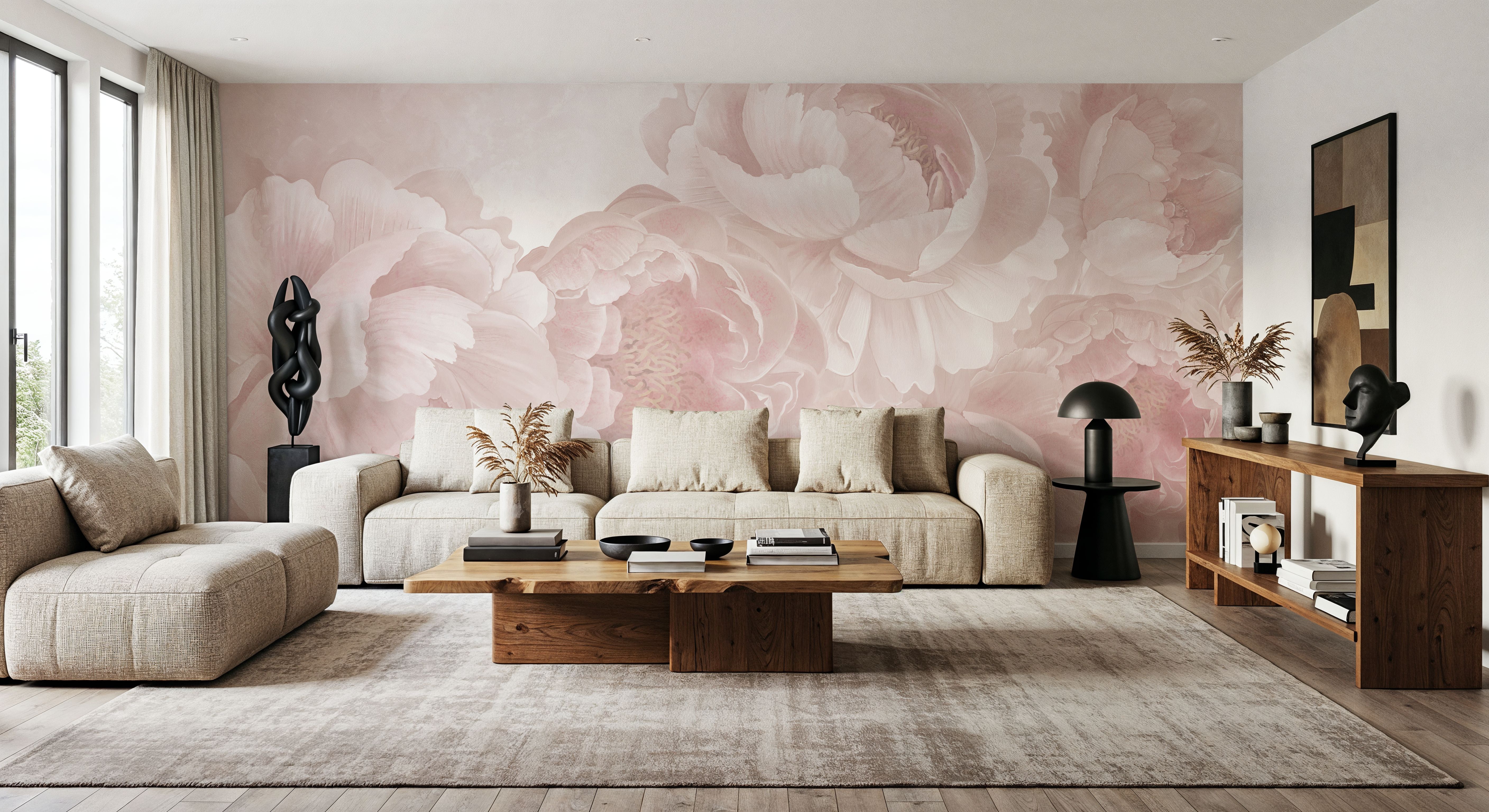 Peony Love, Wallpaper