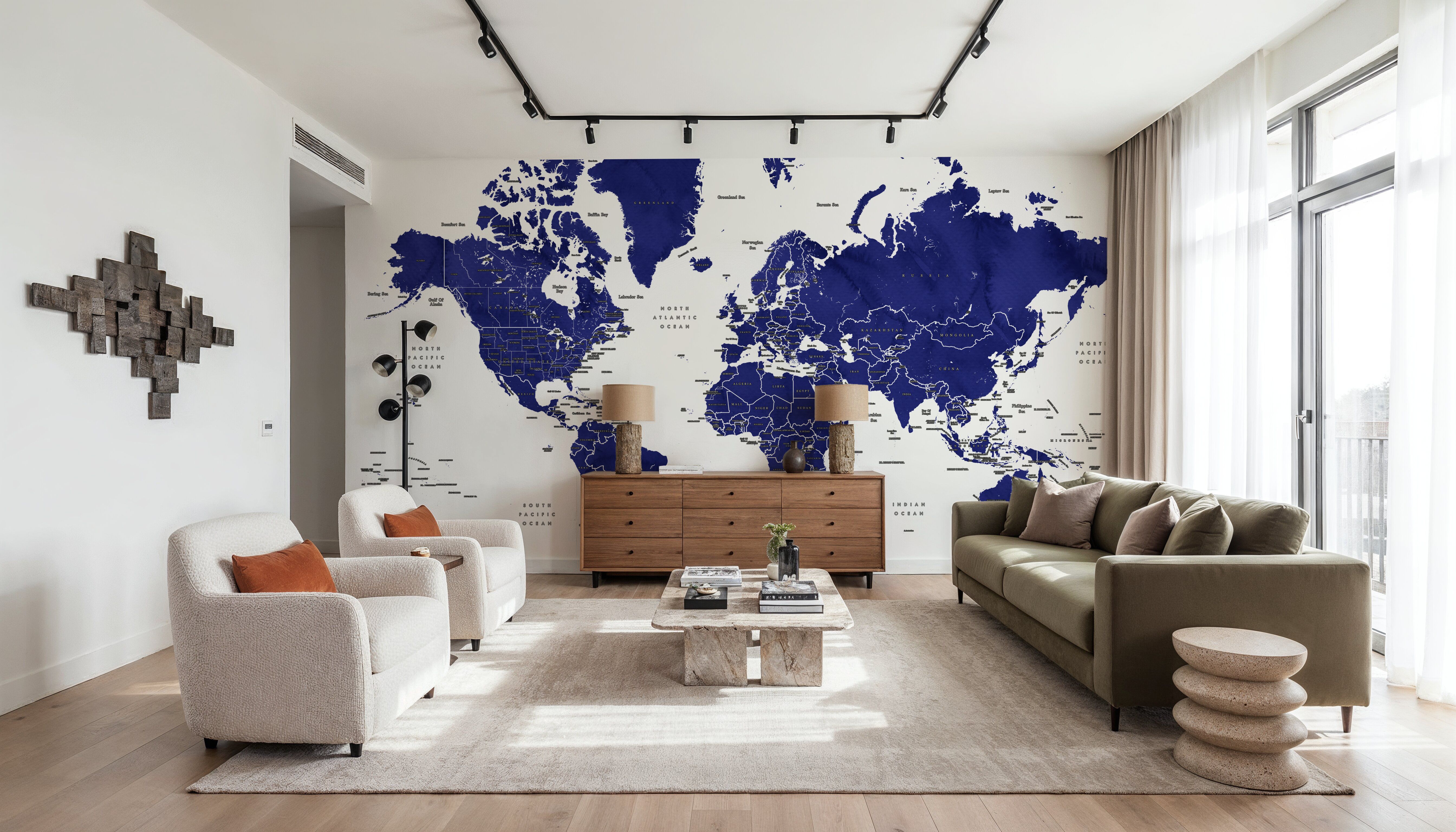 World Map - Nevin