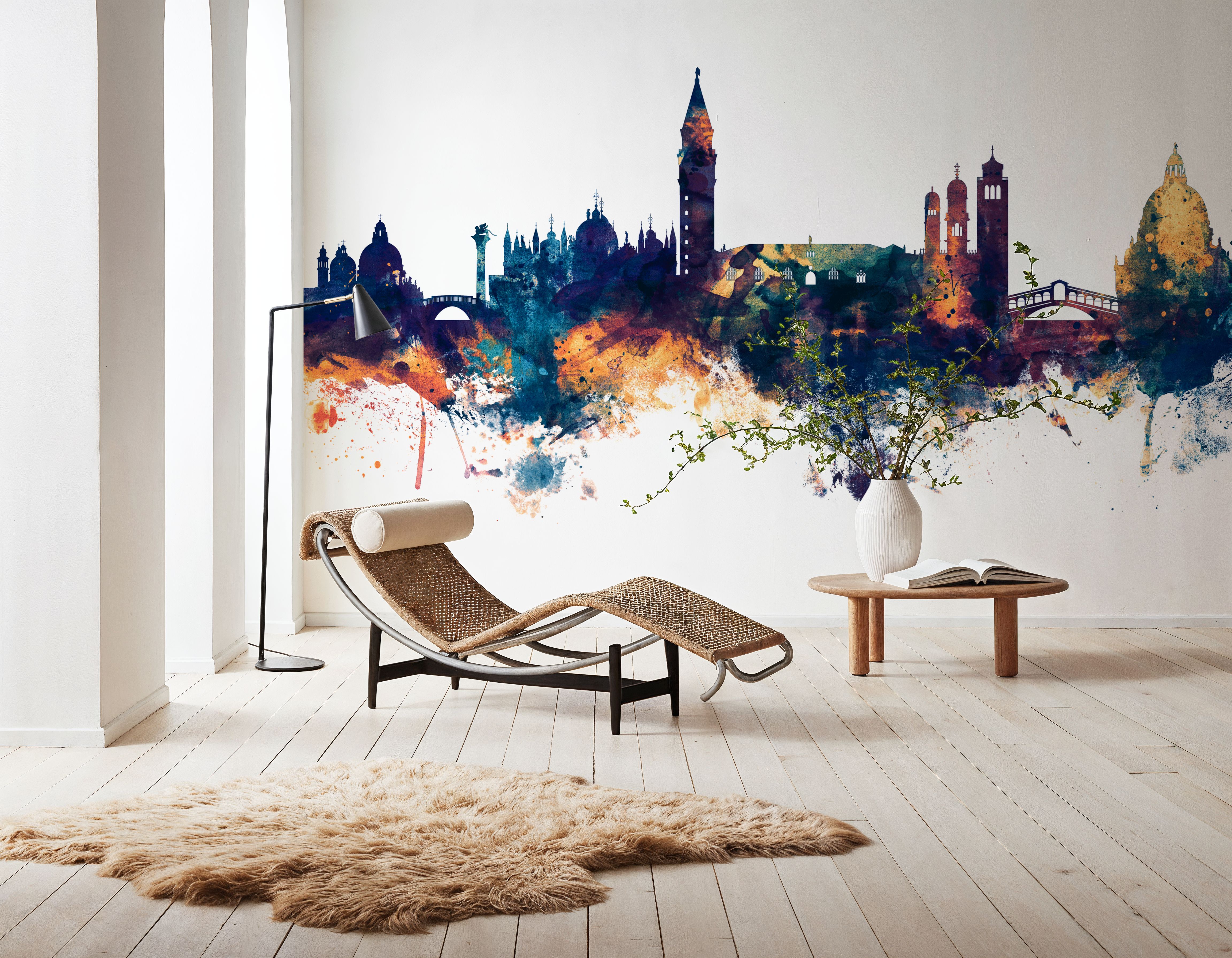 Venice Itay Skyline Blue & Bronze