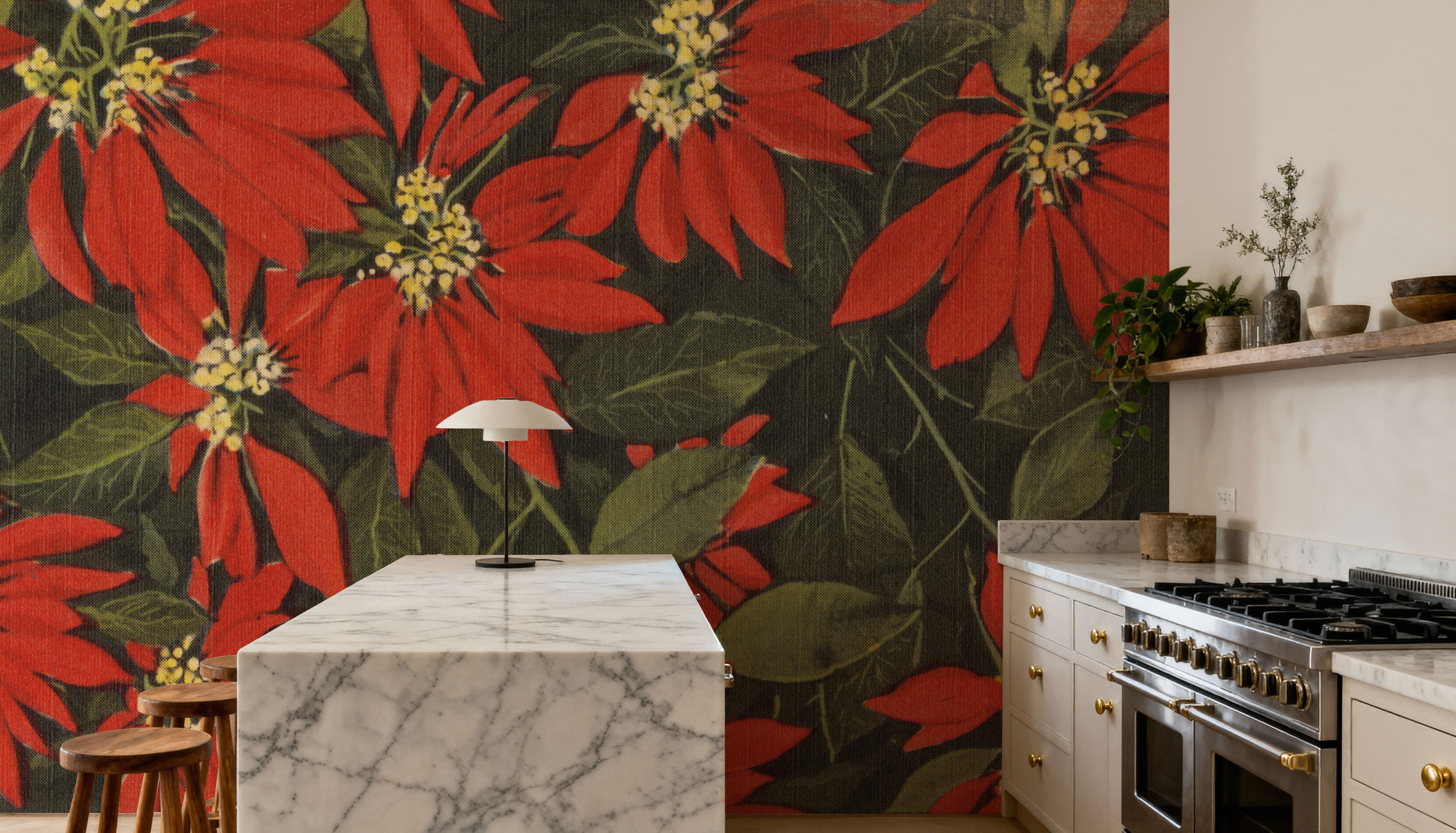 Greetings from the Flowershow - Screenprint Postcard, Wallpaper