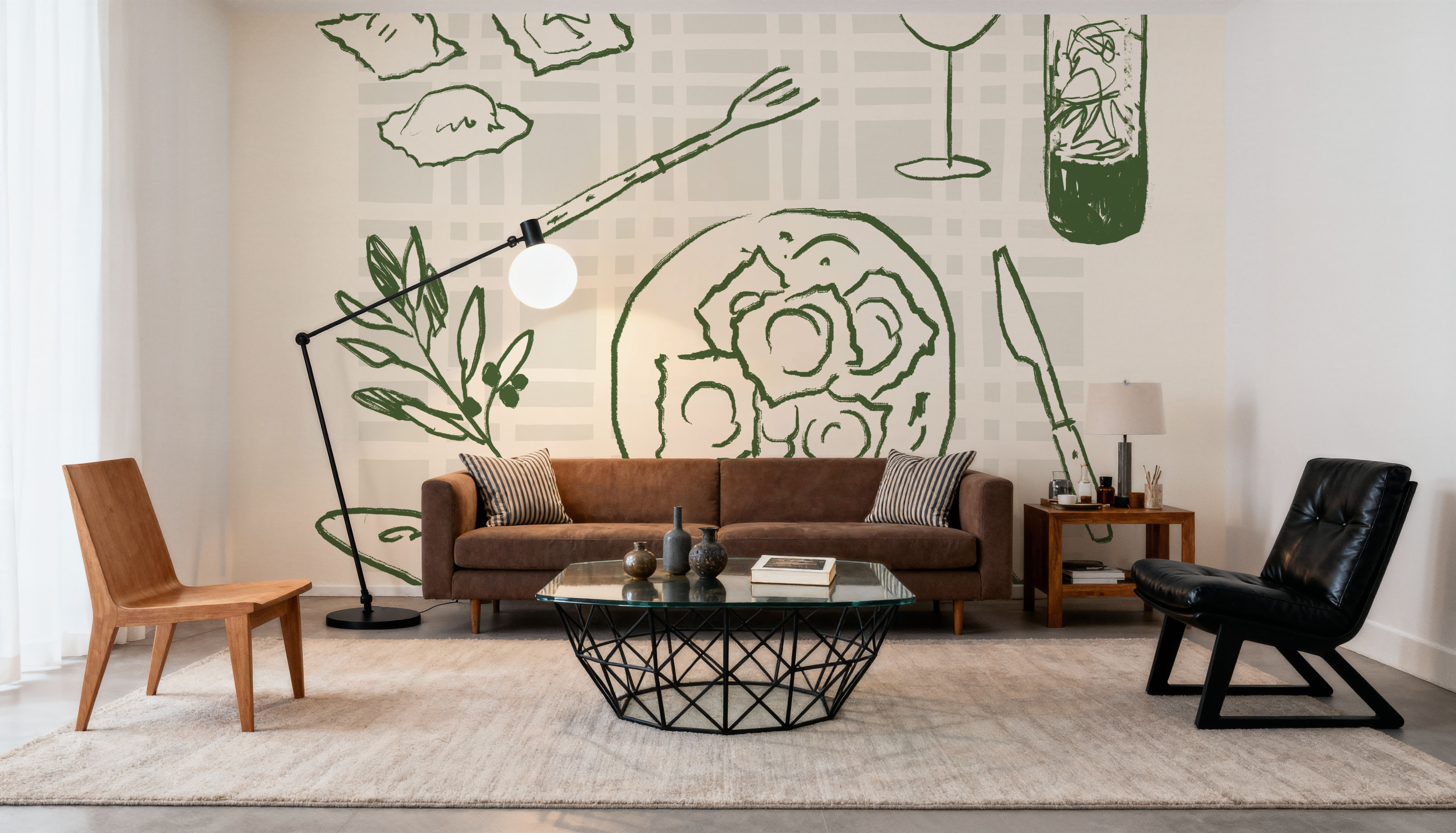 Italian Dinner I, Behang