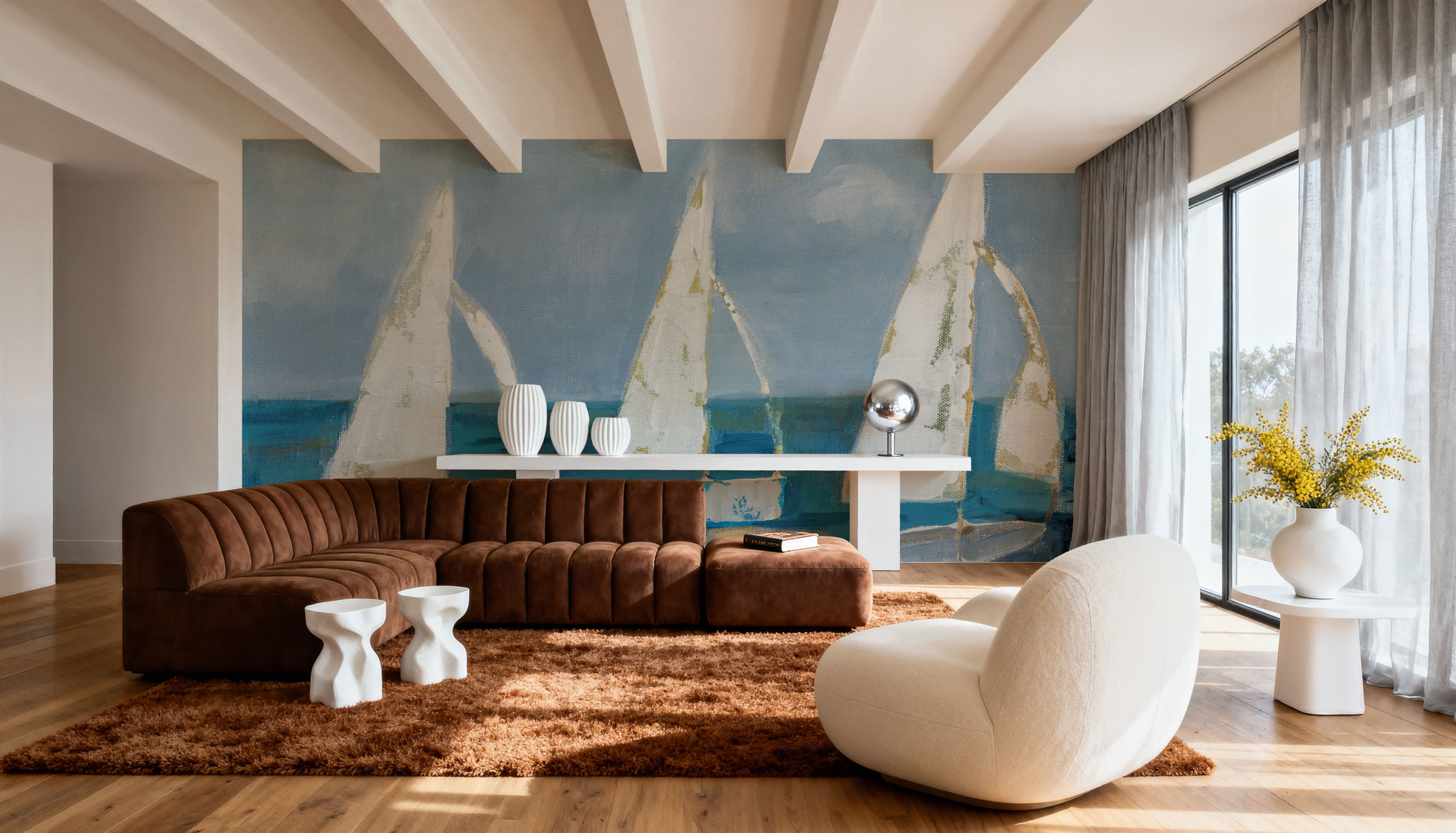 Learning to Sail, Wallpaper