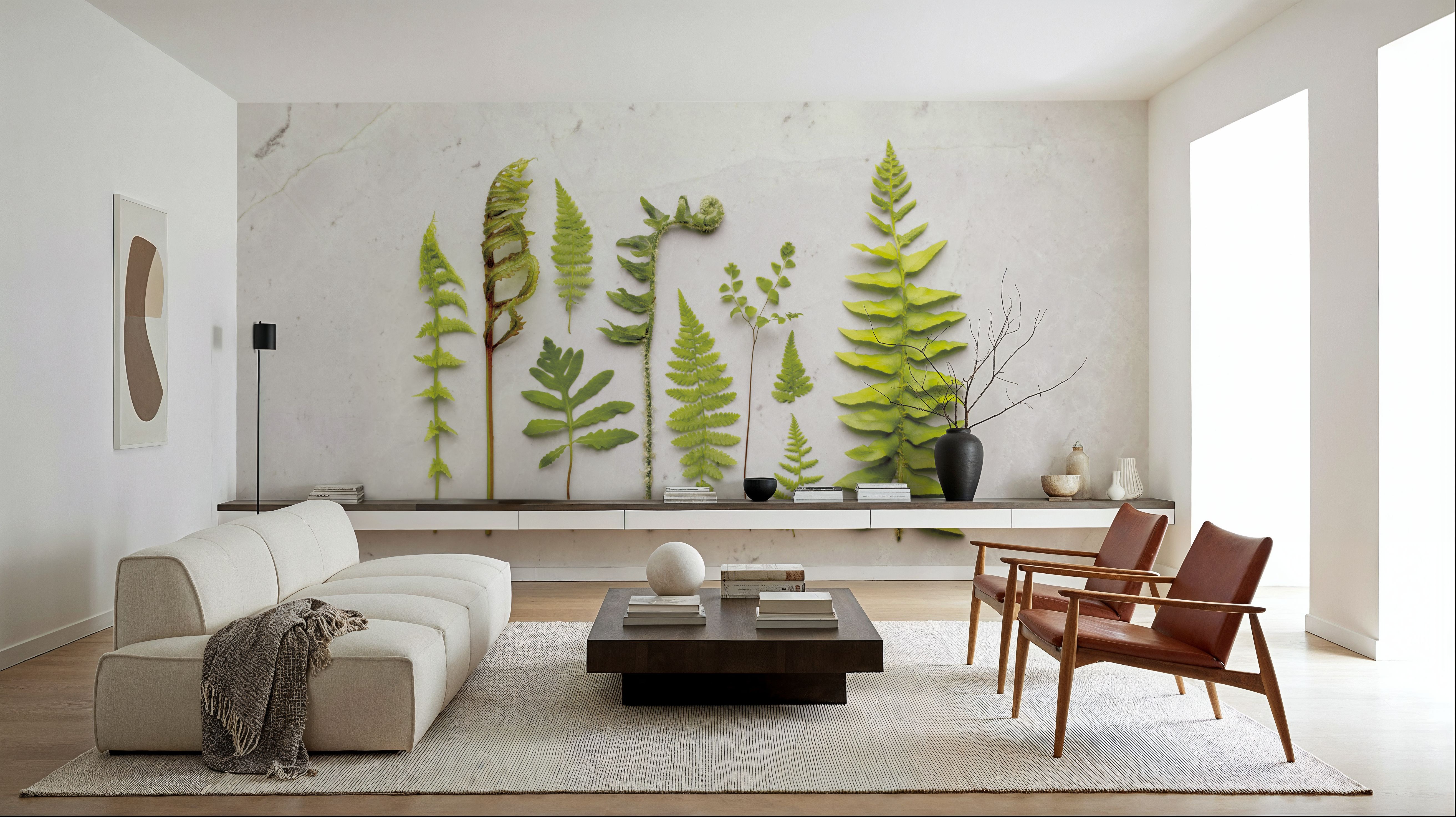 Flat Lay Ferns II