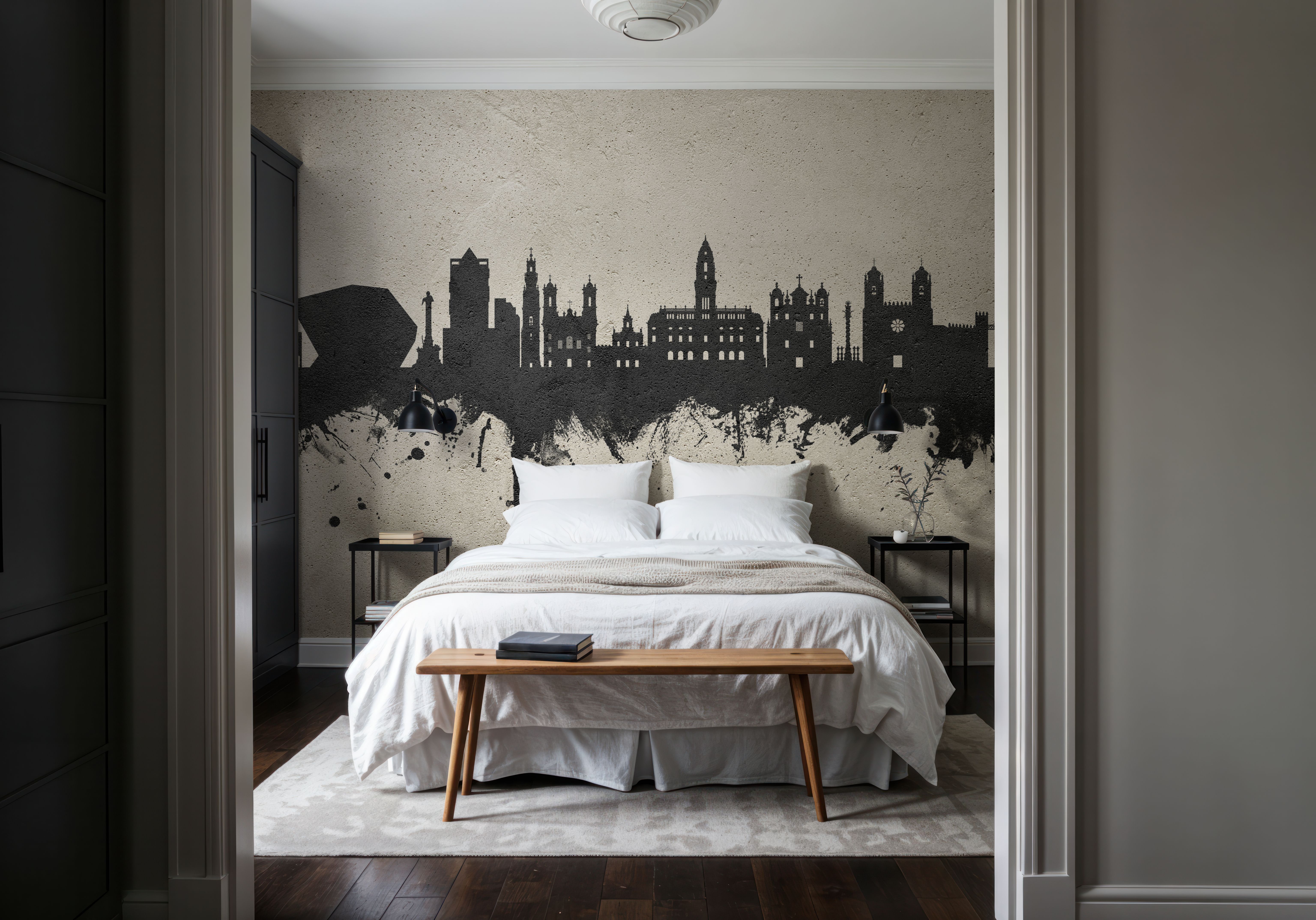 Porto Portugal Skyline Concrete