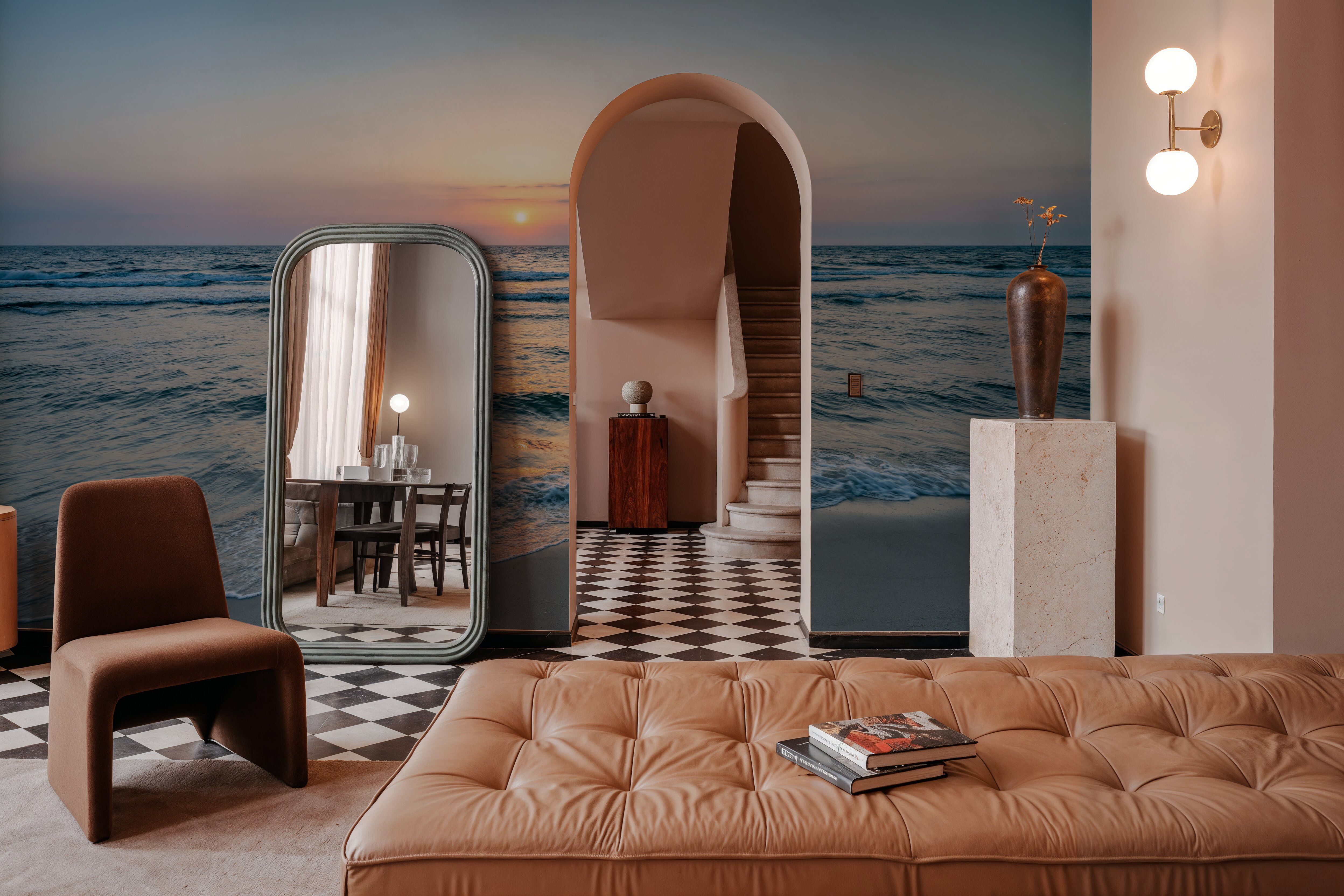 Sunset at the North Sea Coast