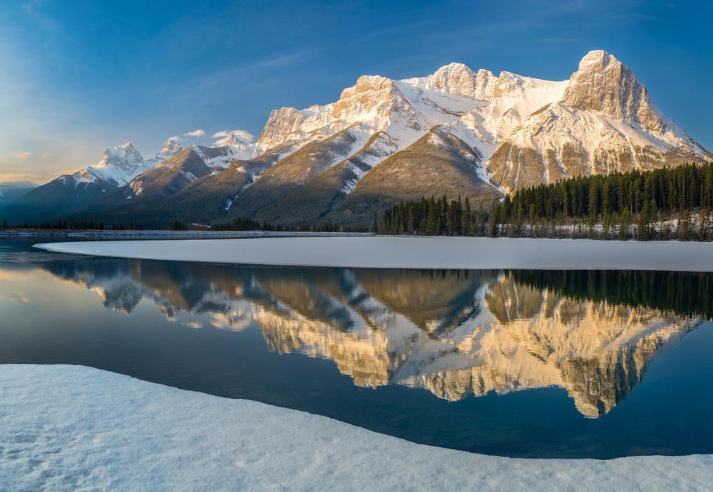 Three Sisters Mountain Winter