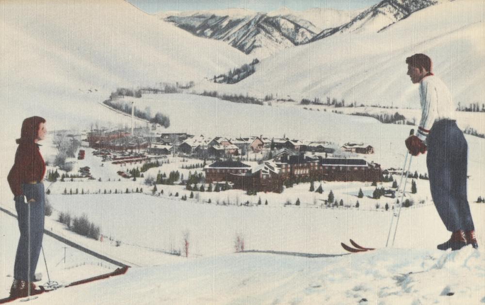 Greetings from the Slopes - Screenprint Postcard