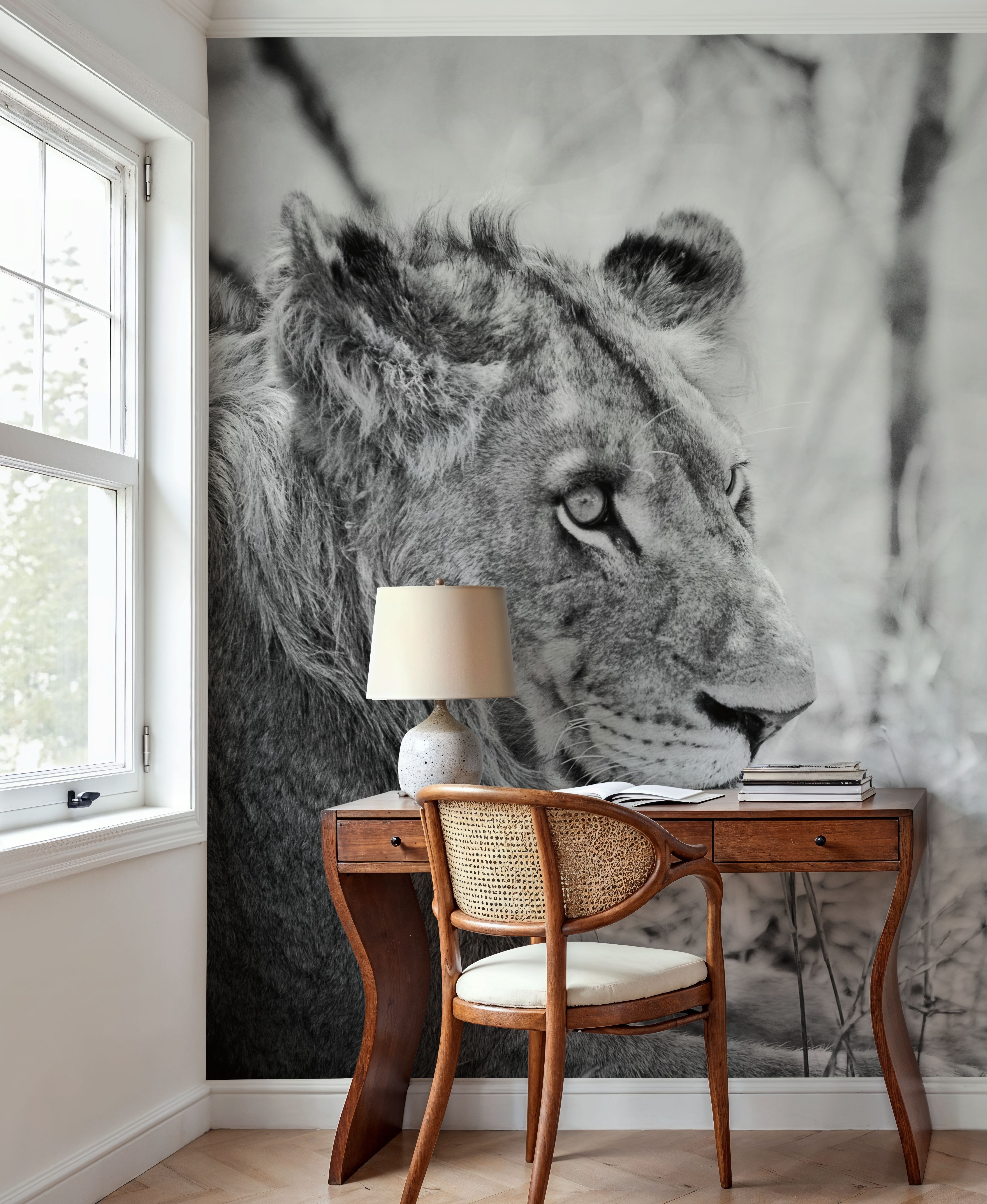 Young Lion BW