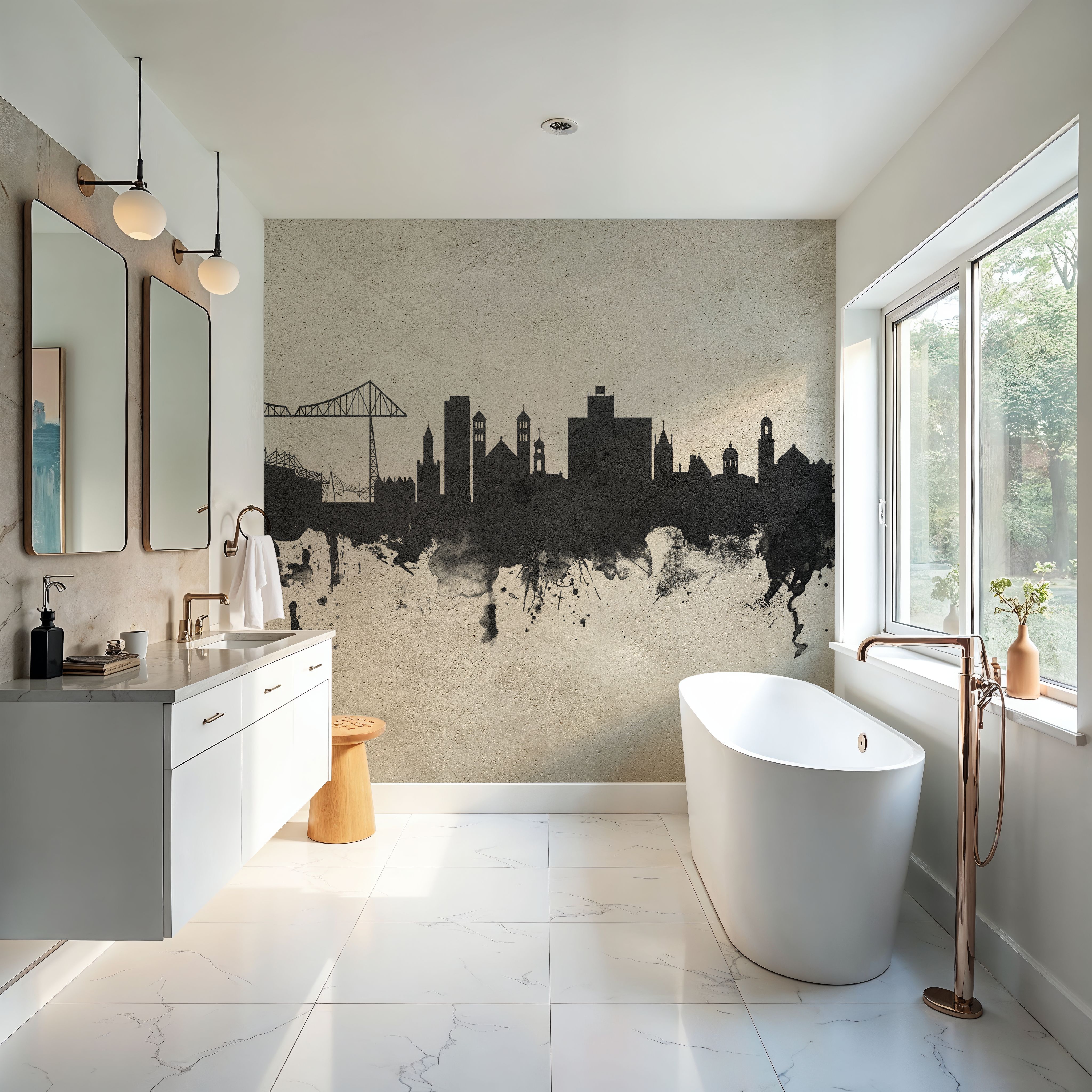 Middlesbrough England Skyline Concrete