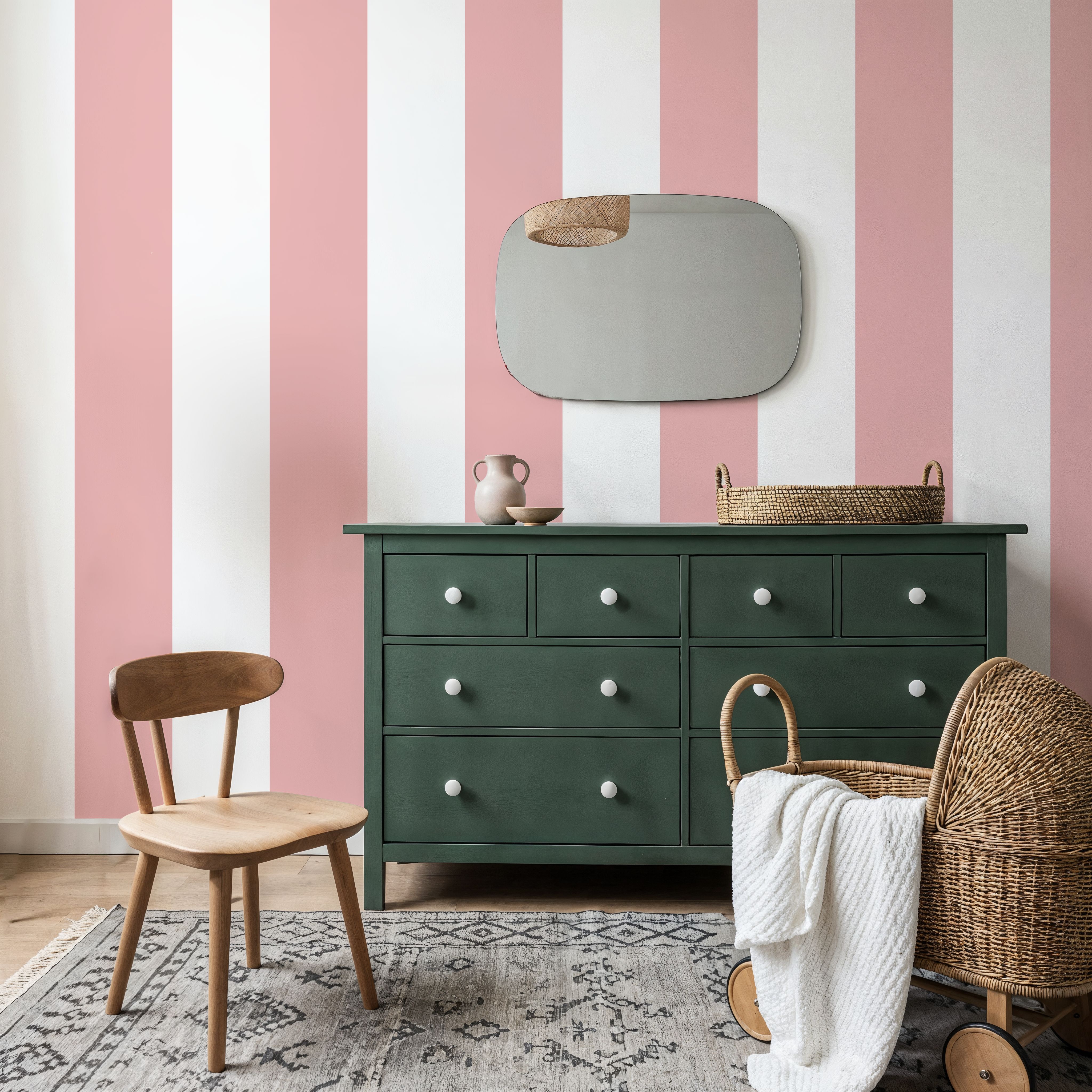 Circus Stripes, Pink