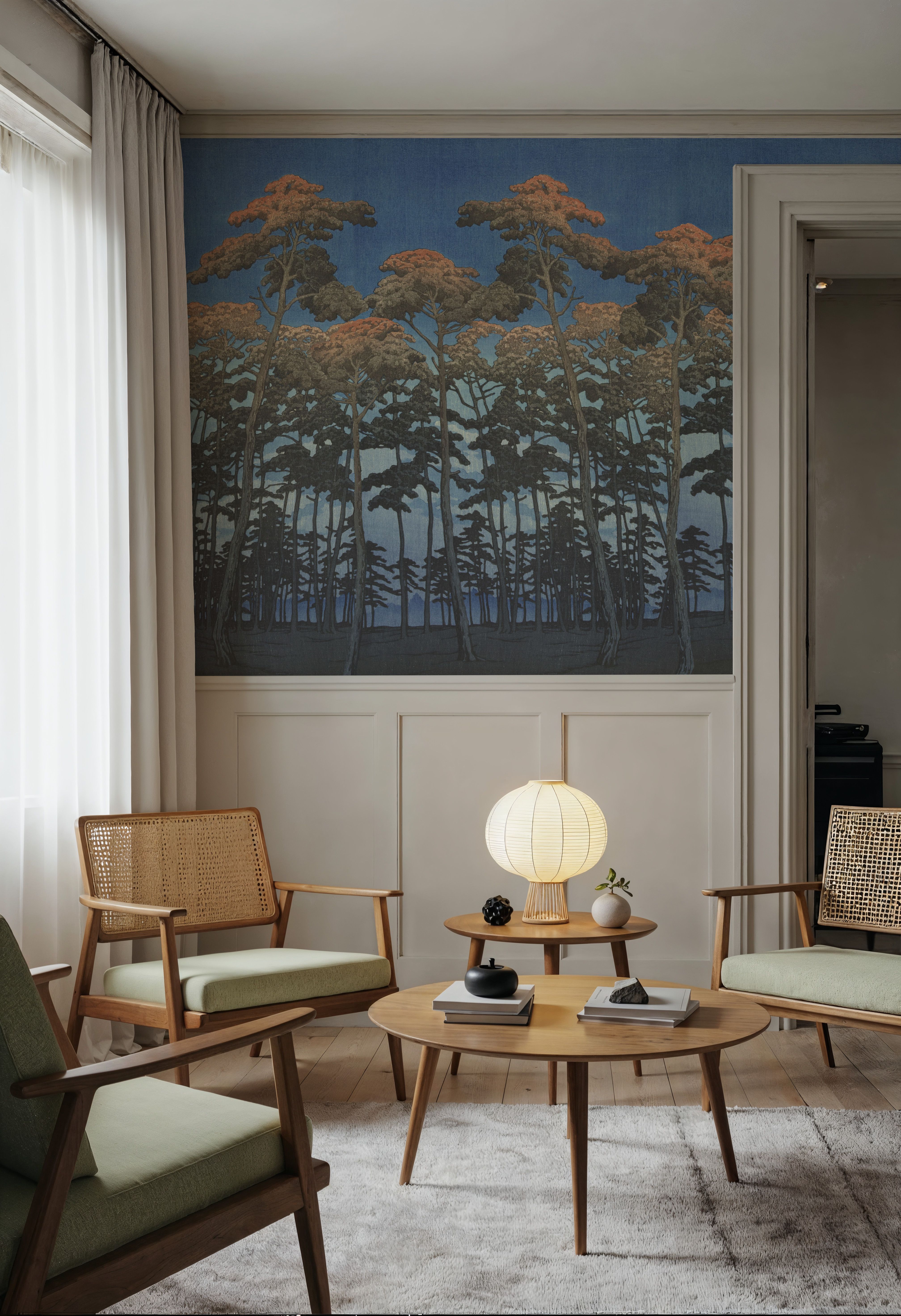 Tranquil Pinescape, Night