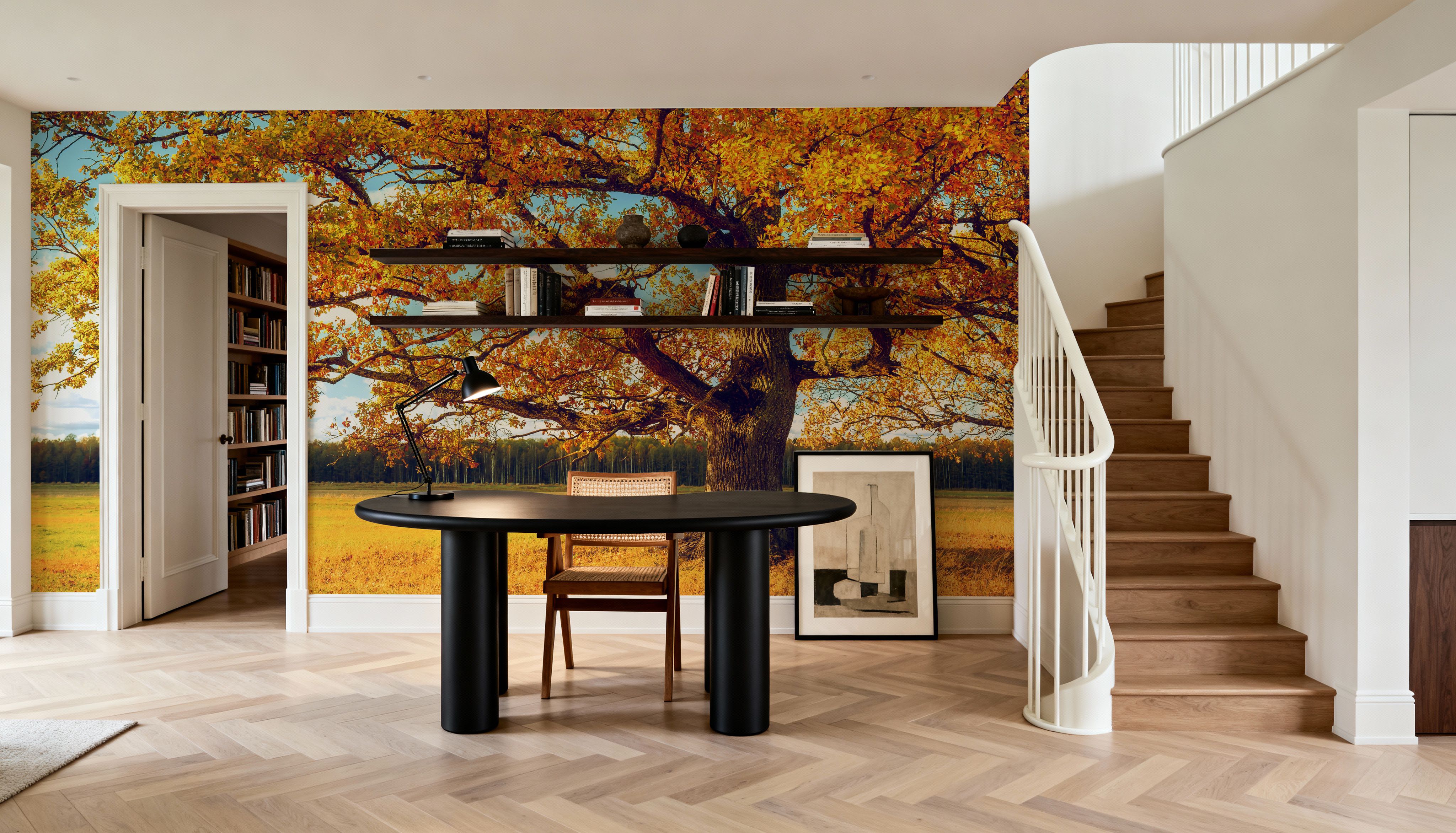 Golden Fall Tree, Tapeten