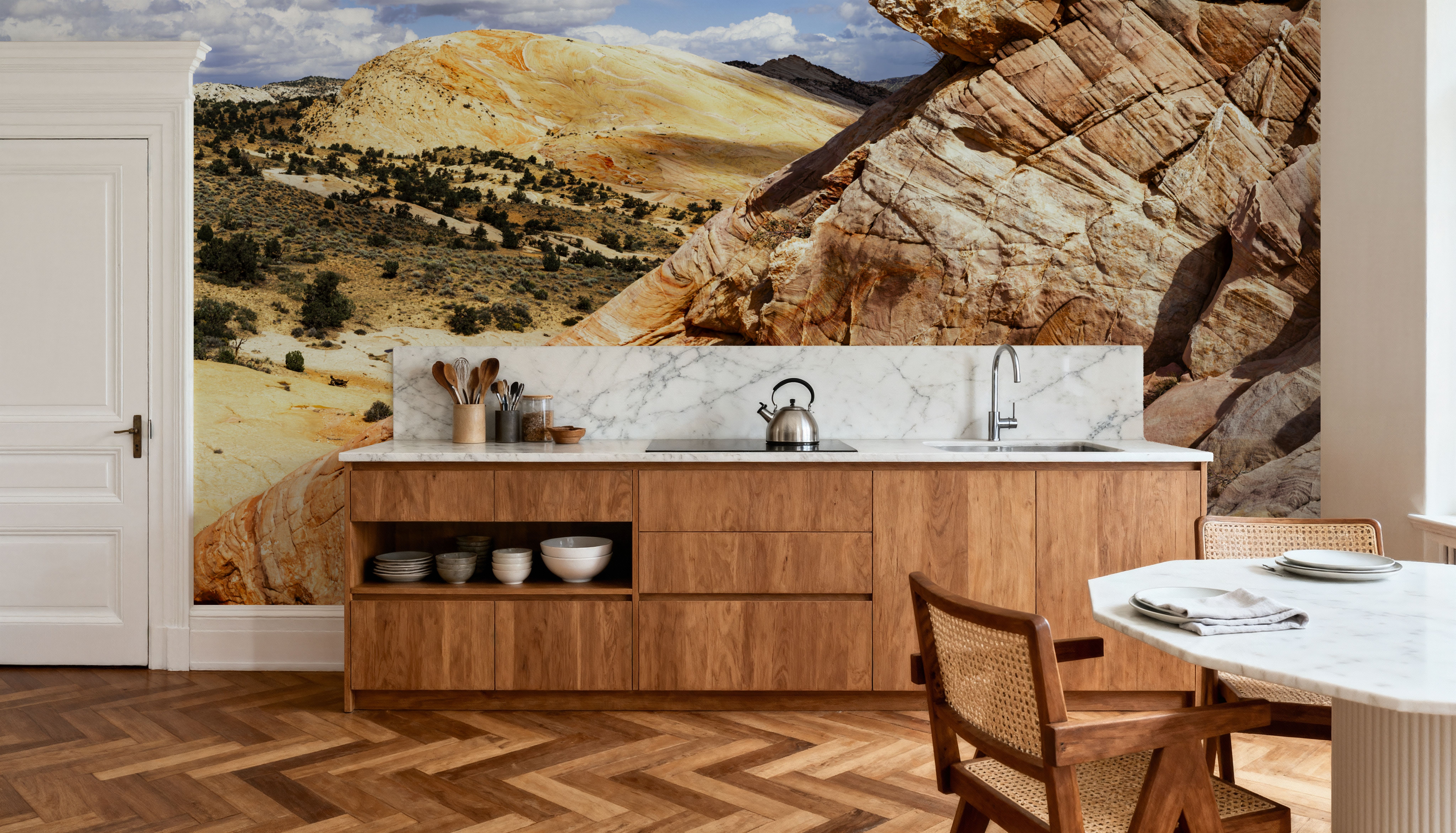 Canyon Stripes, Papier peint