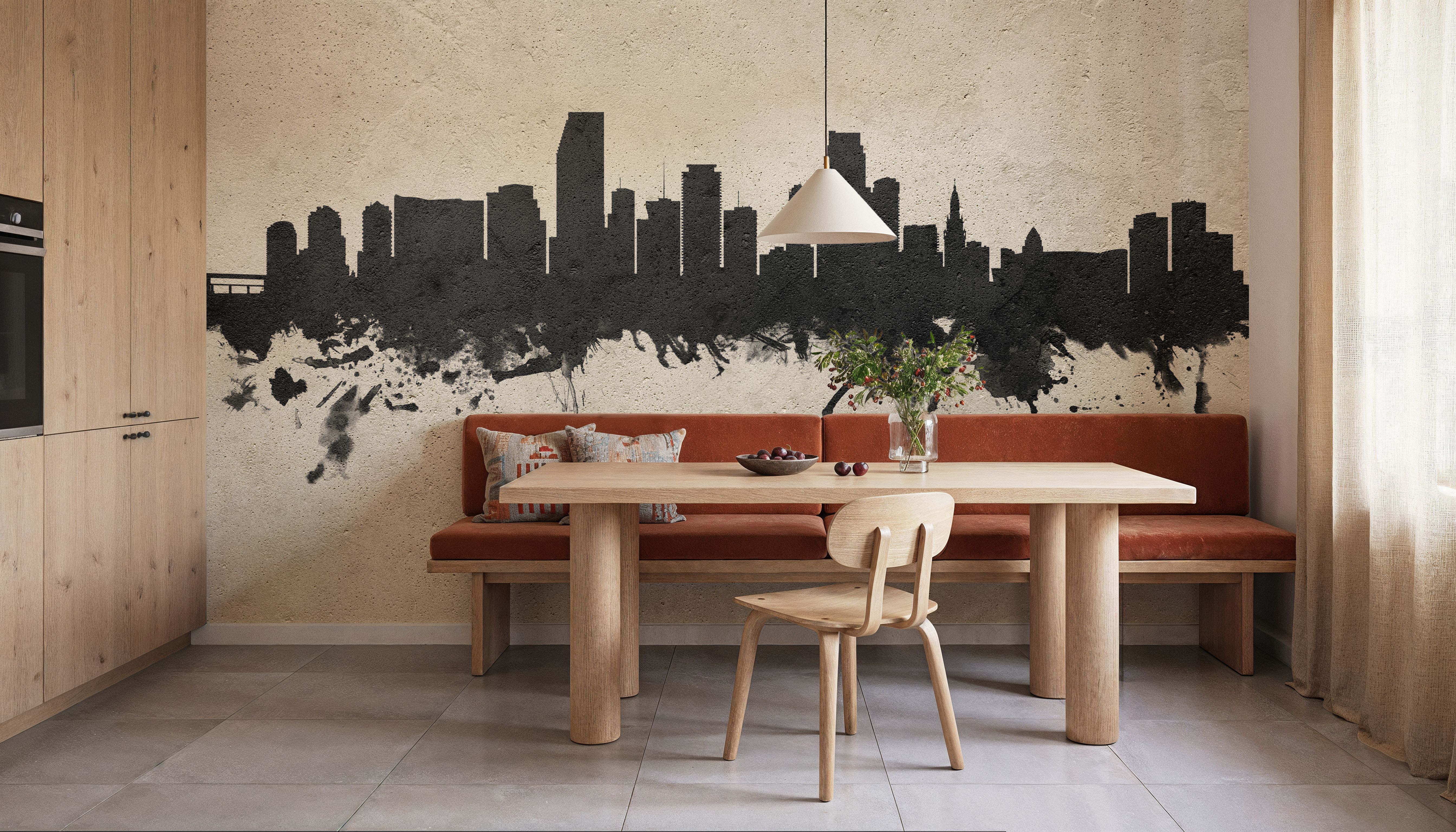 Miami Florida Skyline Concrete