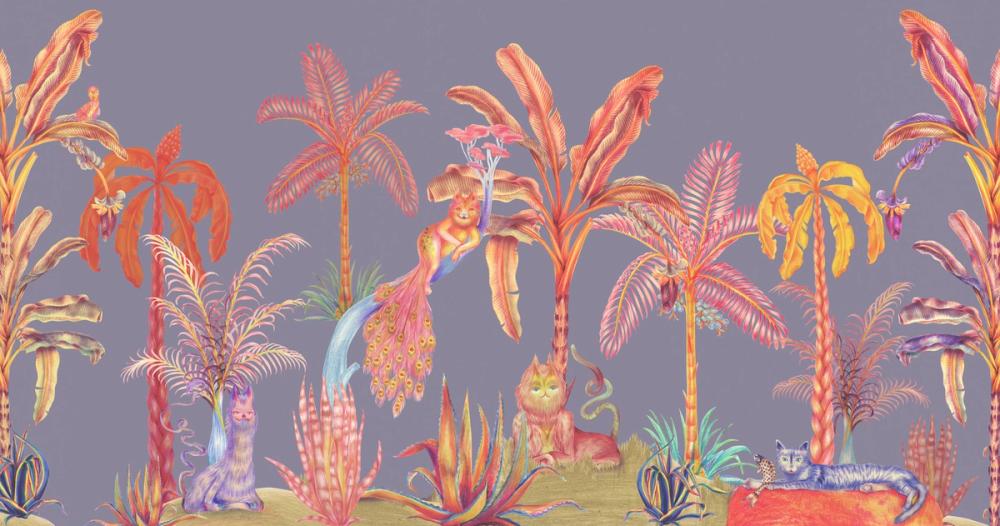 Colorful Jungle, Periwinkle