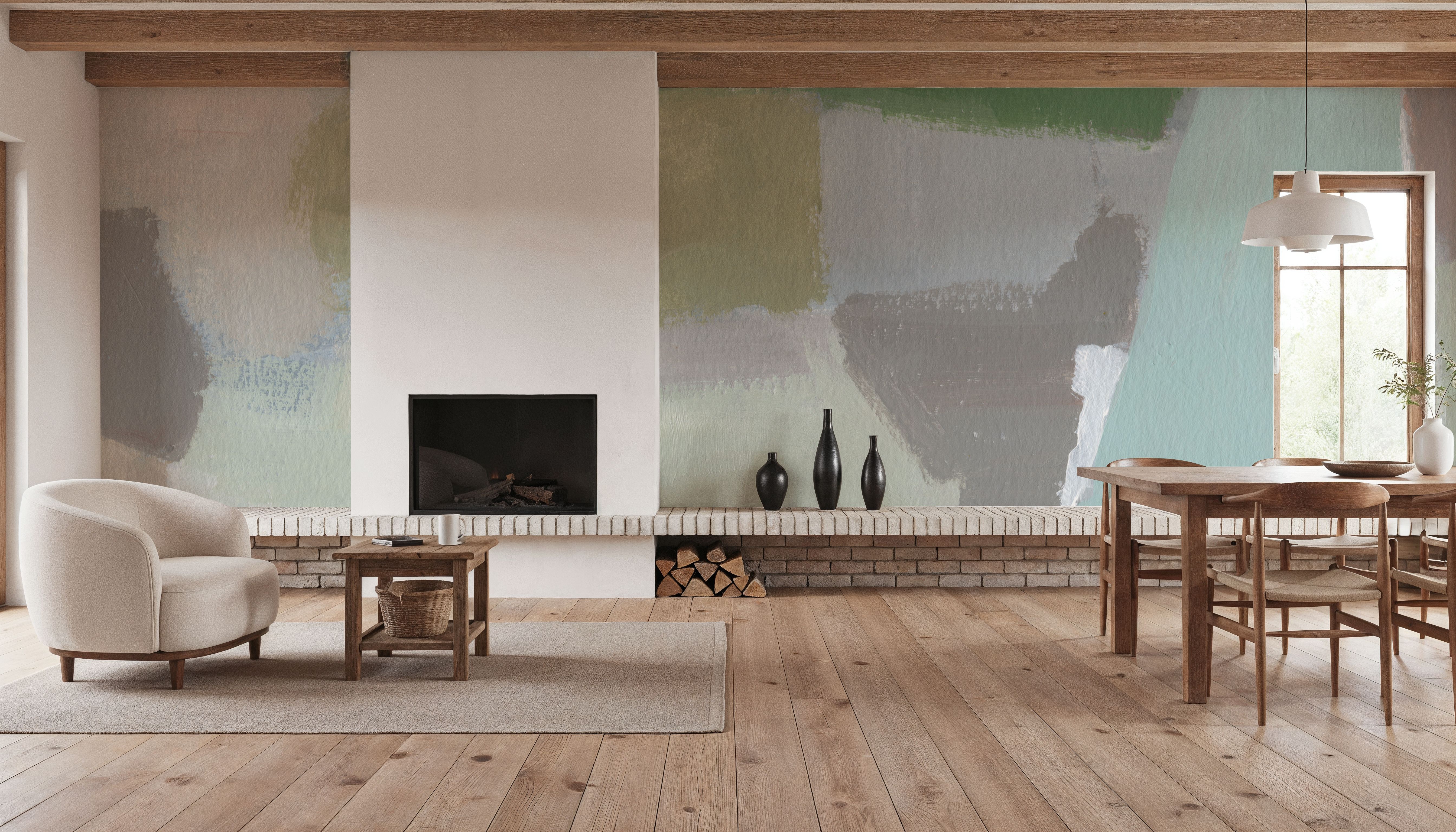 Spring Green Abstract