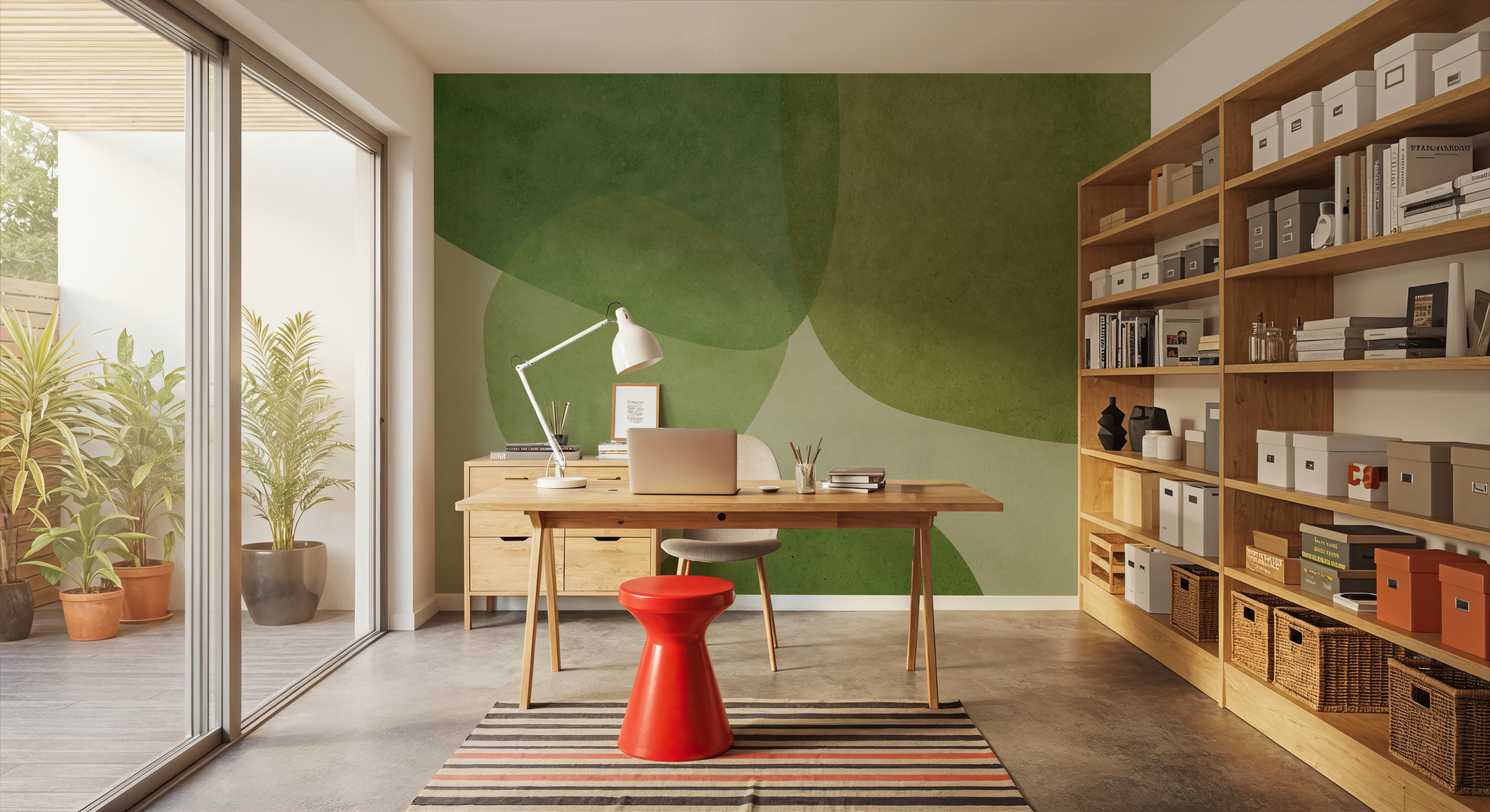 Embracing Shapes, Dill Green