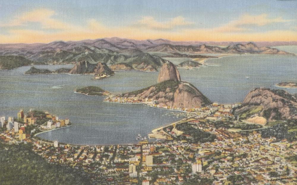 Greetings from Rio de Janeiro - Screenprint Postcard