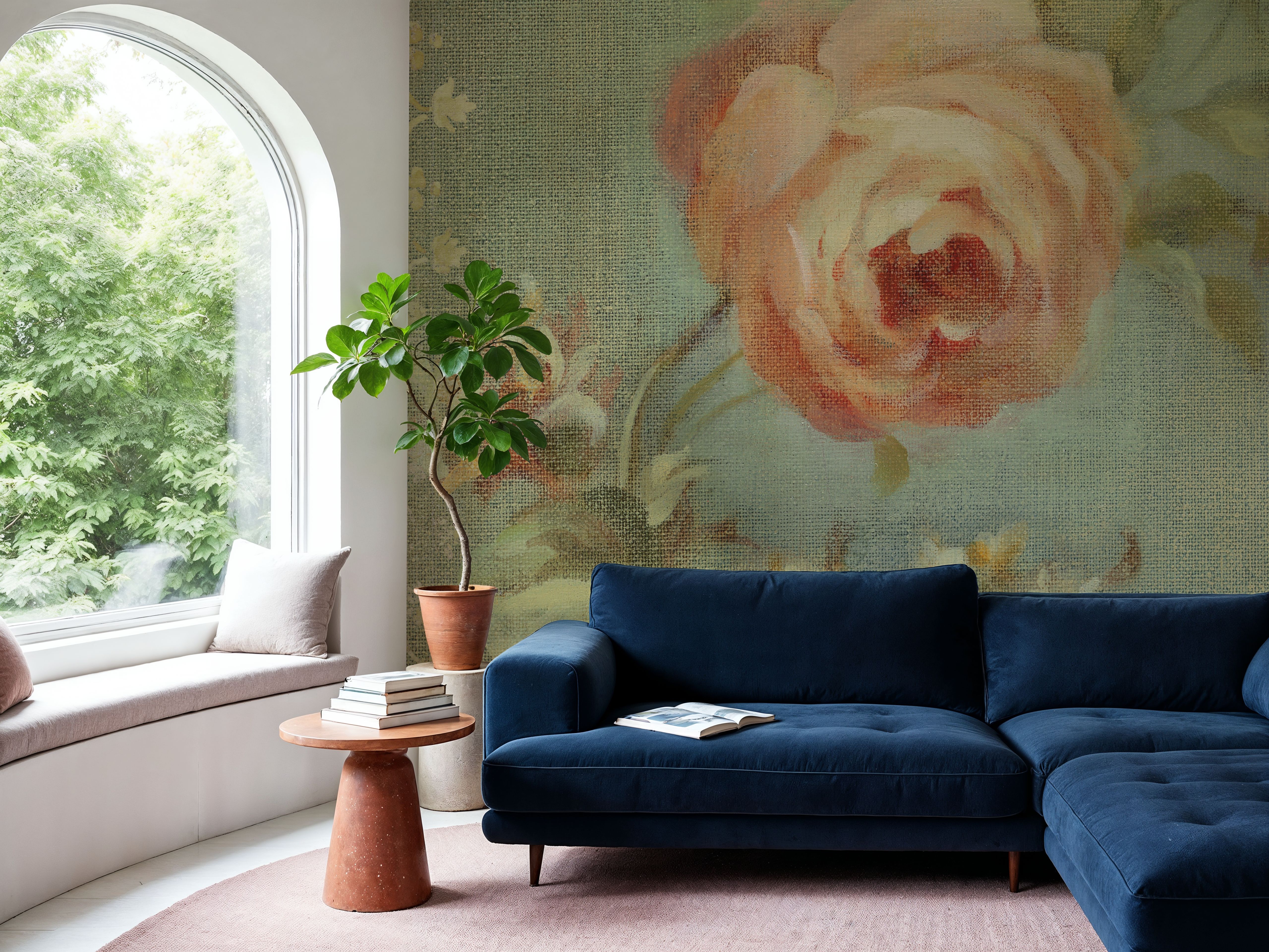 Rose on Sage
