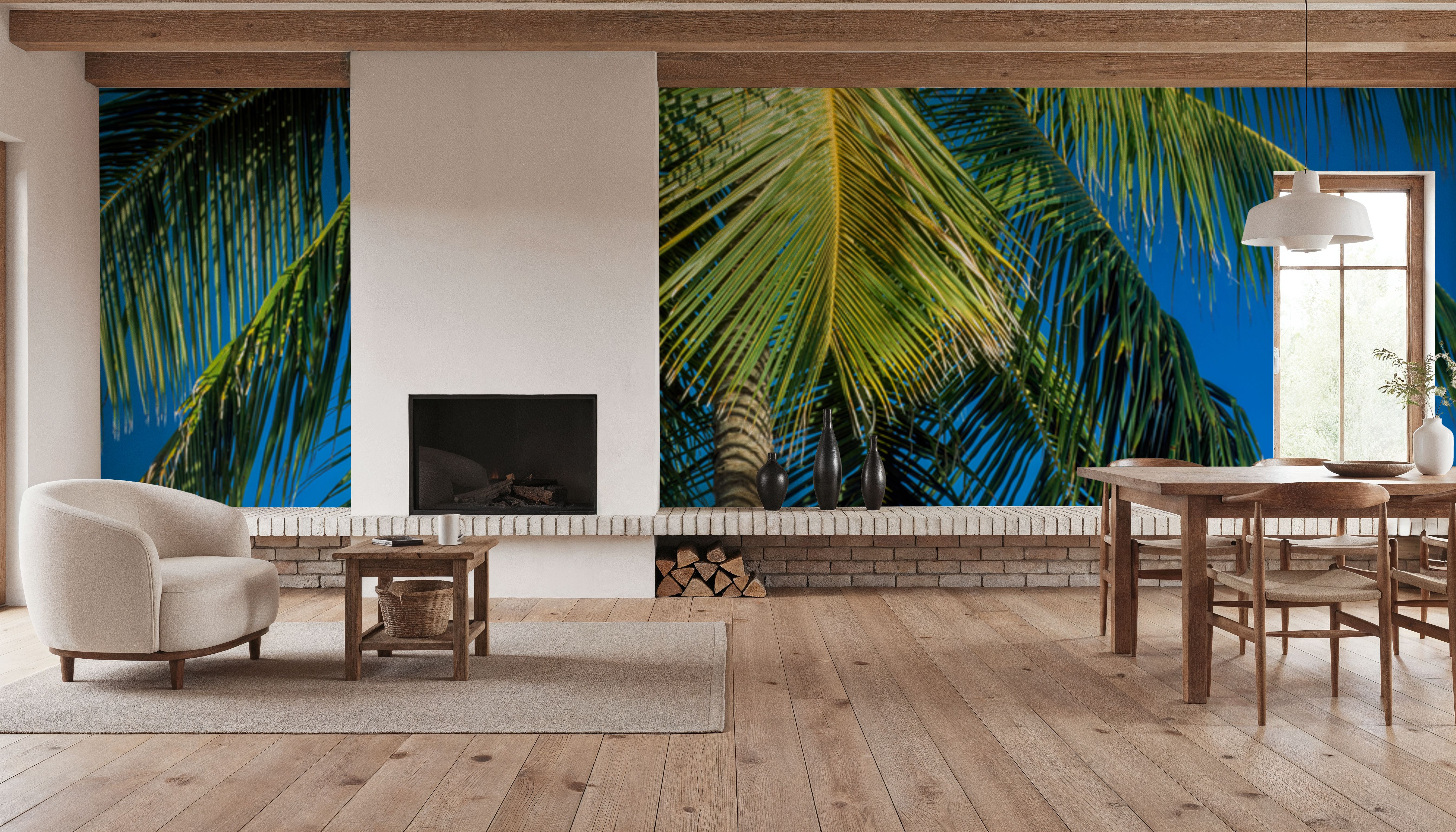 Azure Palms Vertical