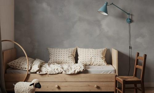 Painted Dreamy Clouds, Gray