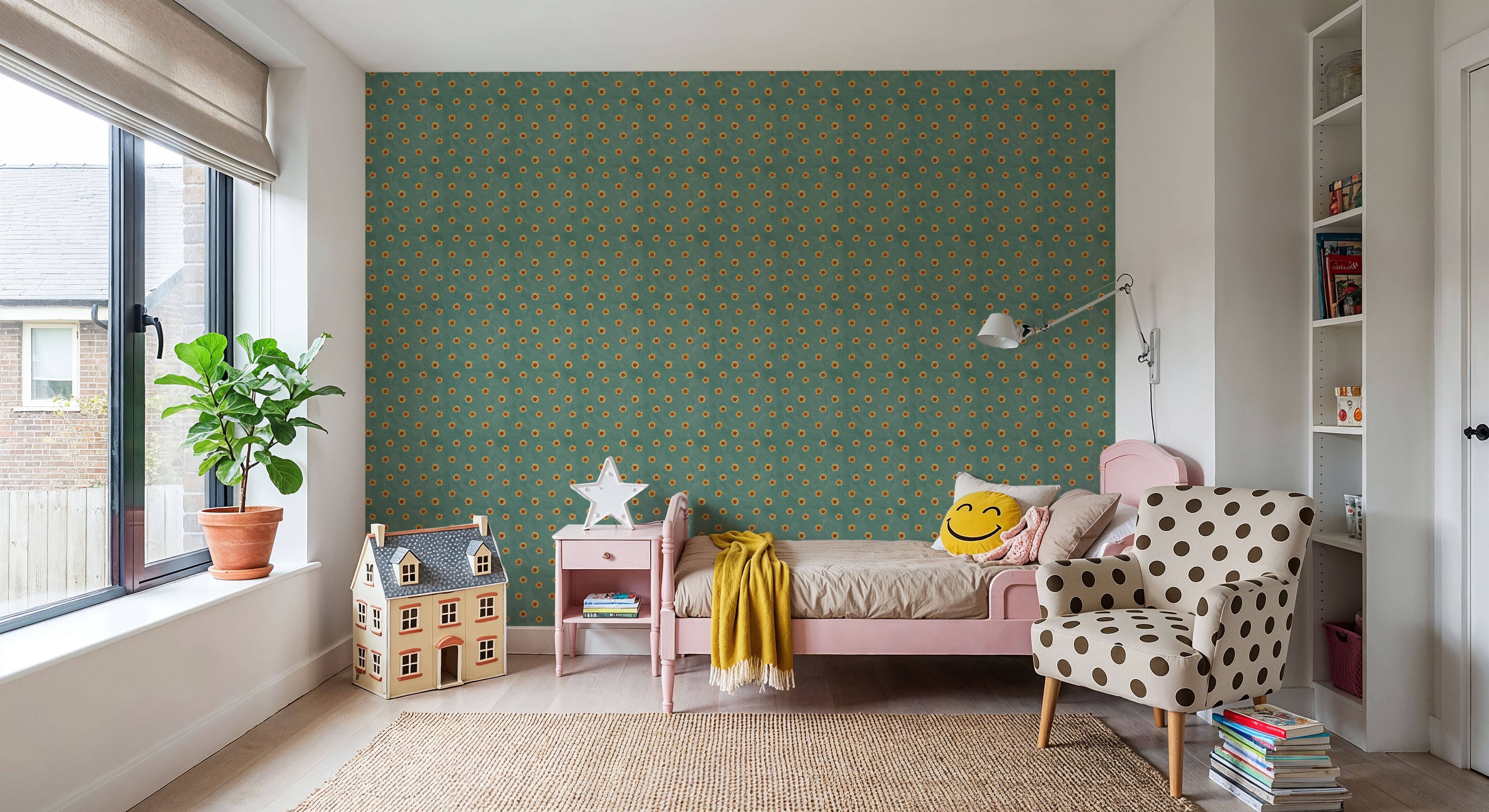 Autumn Buds Turqouise