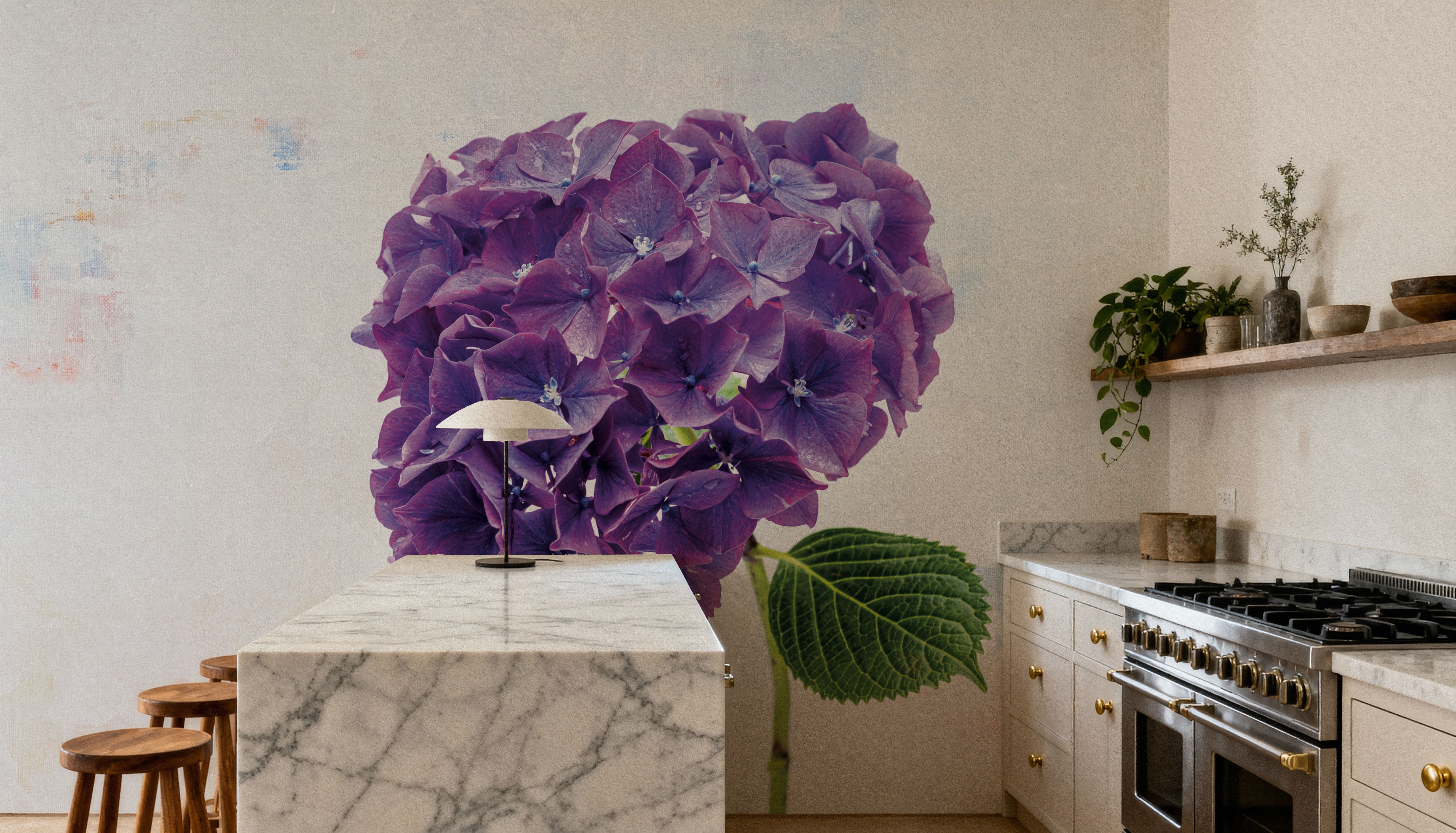 Bright Purple Hydrangea