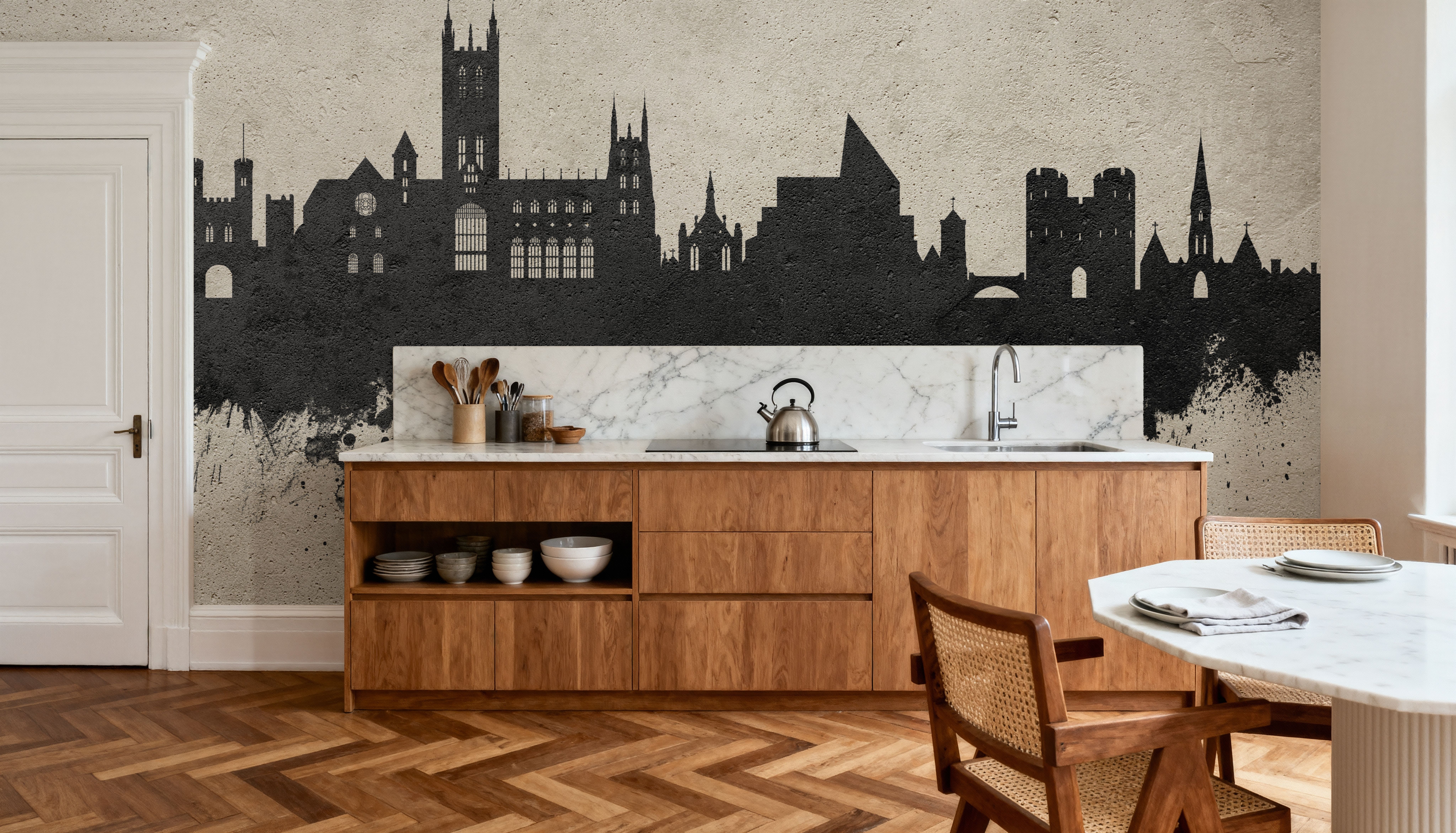 Canterbury England Skyline Concrete