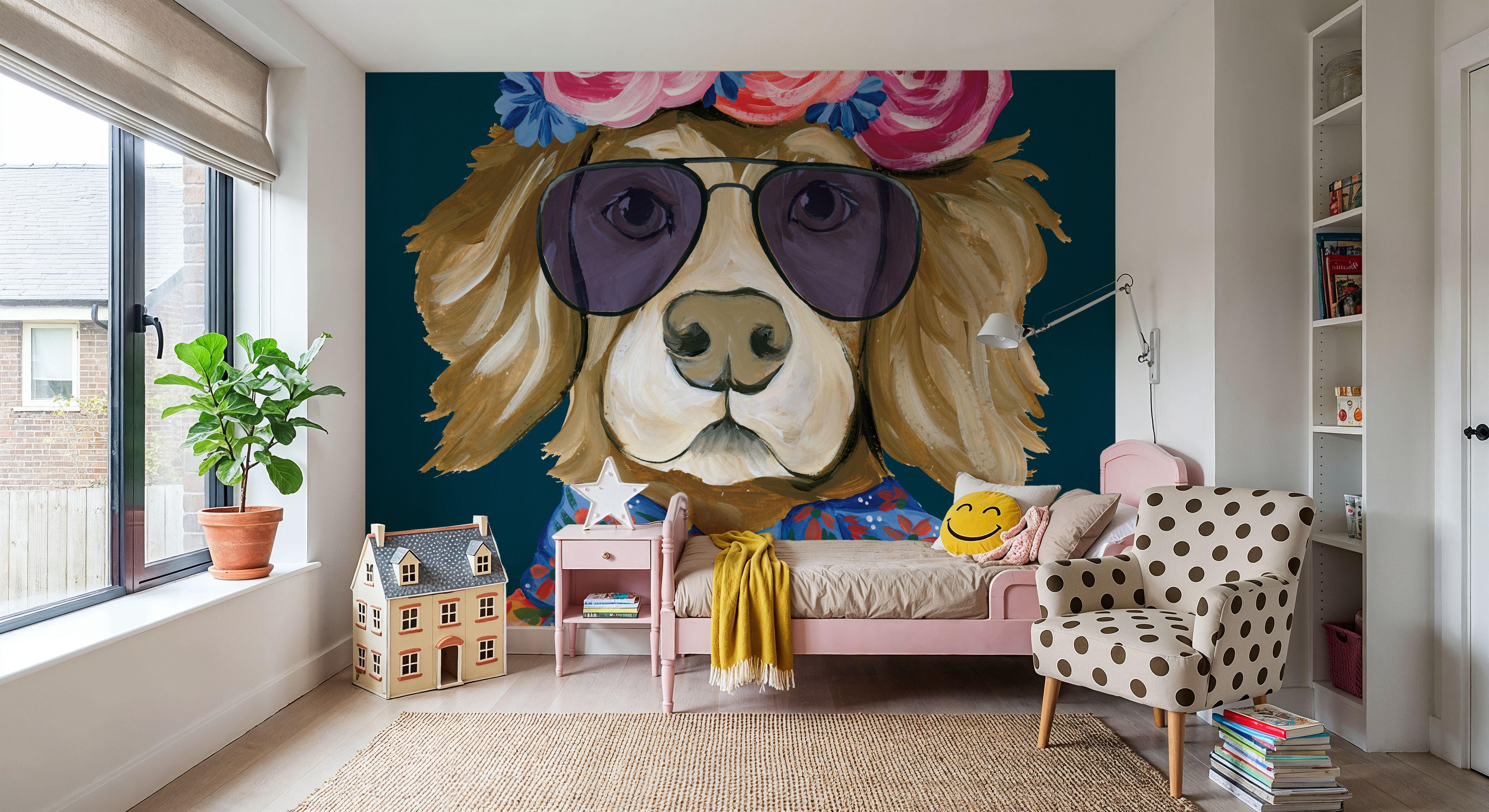 Glitzy Golden Retriever