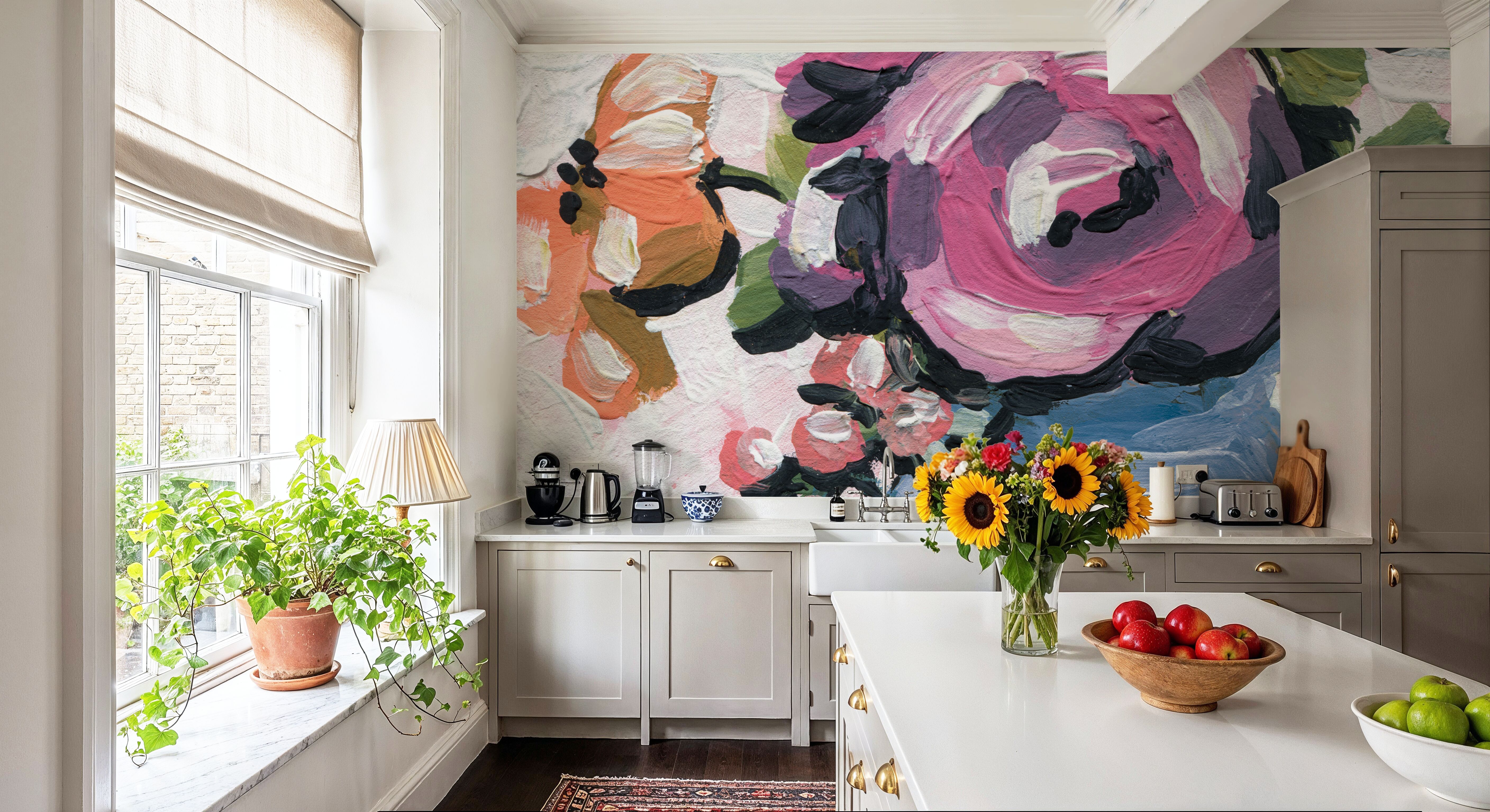 Painterly Florals in Vase II