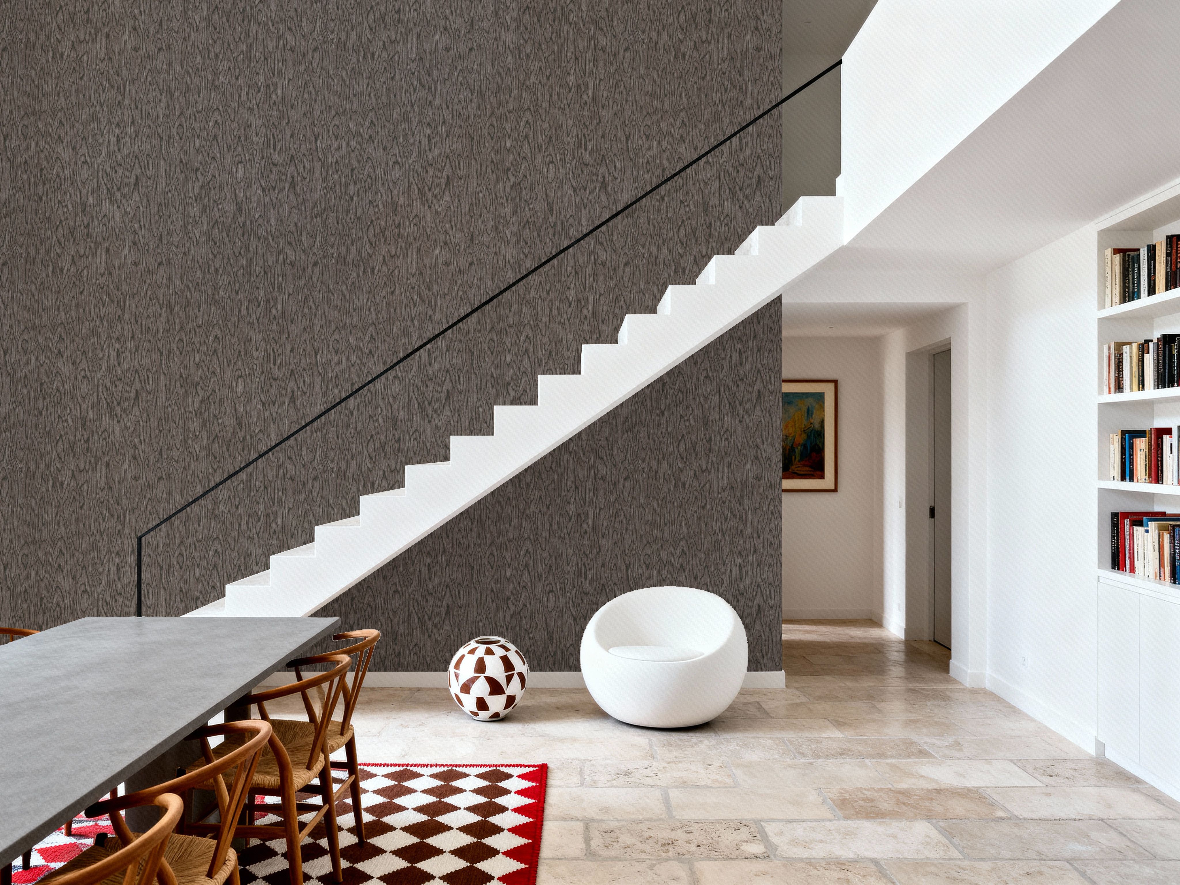 Conoid Grain, Raw Umber