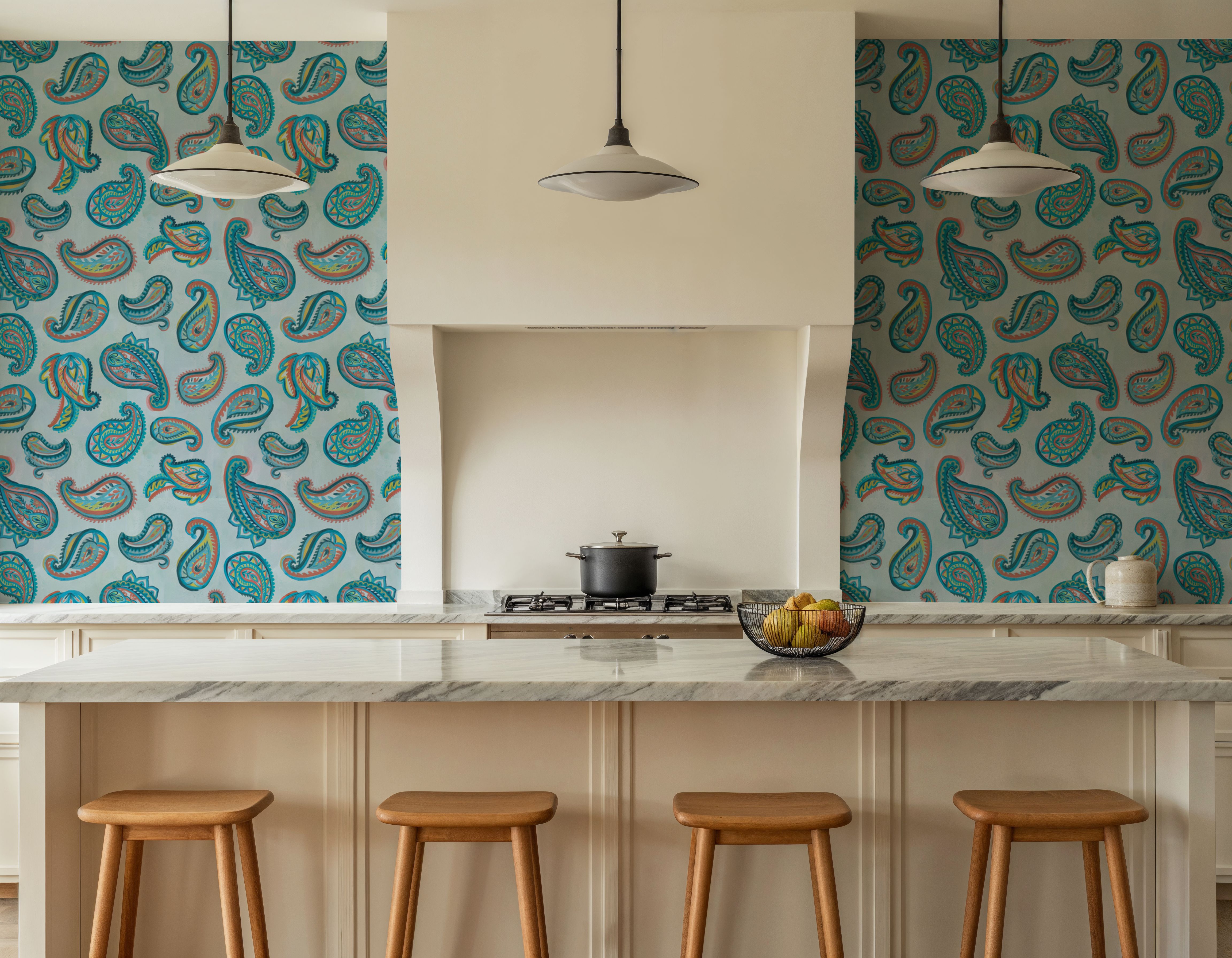 Emerald Paisley Light