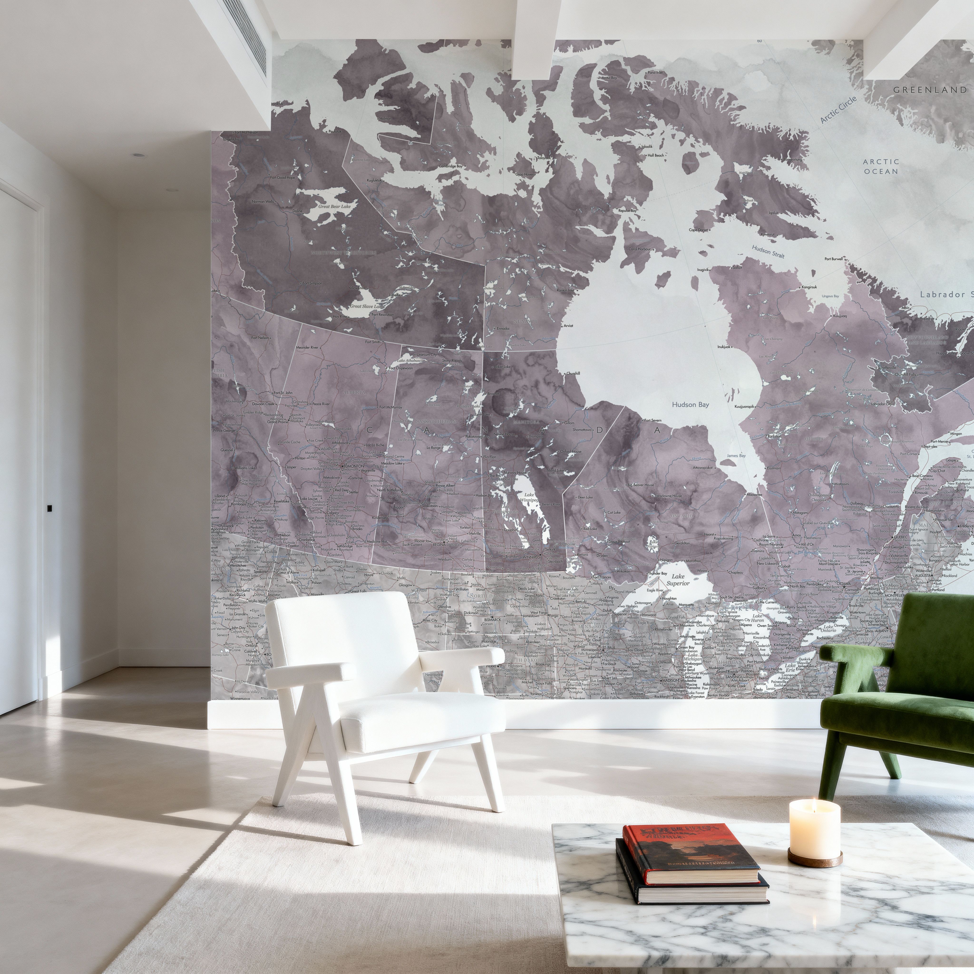 Canada Map Detailed - Helewidis