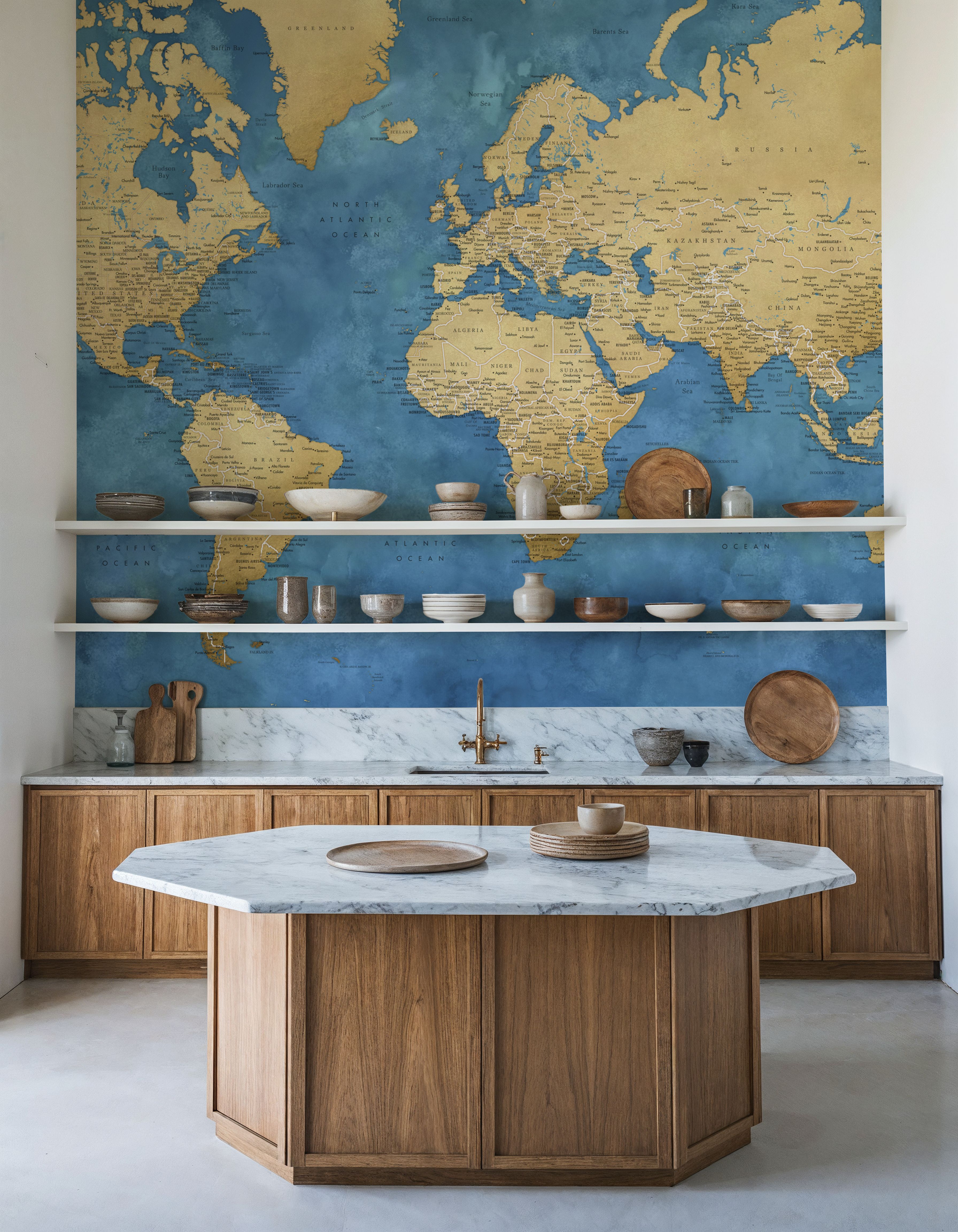 World Map Cities - Ernest