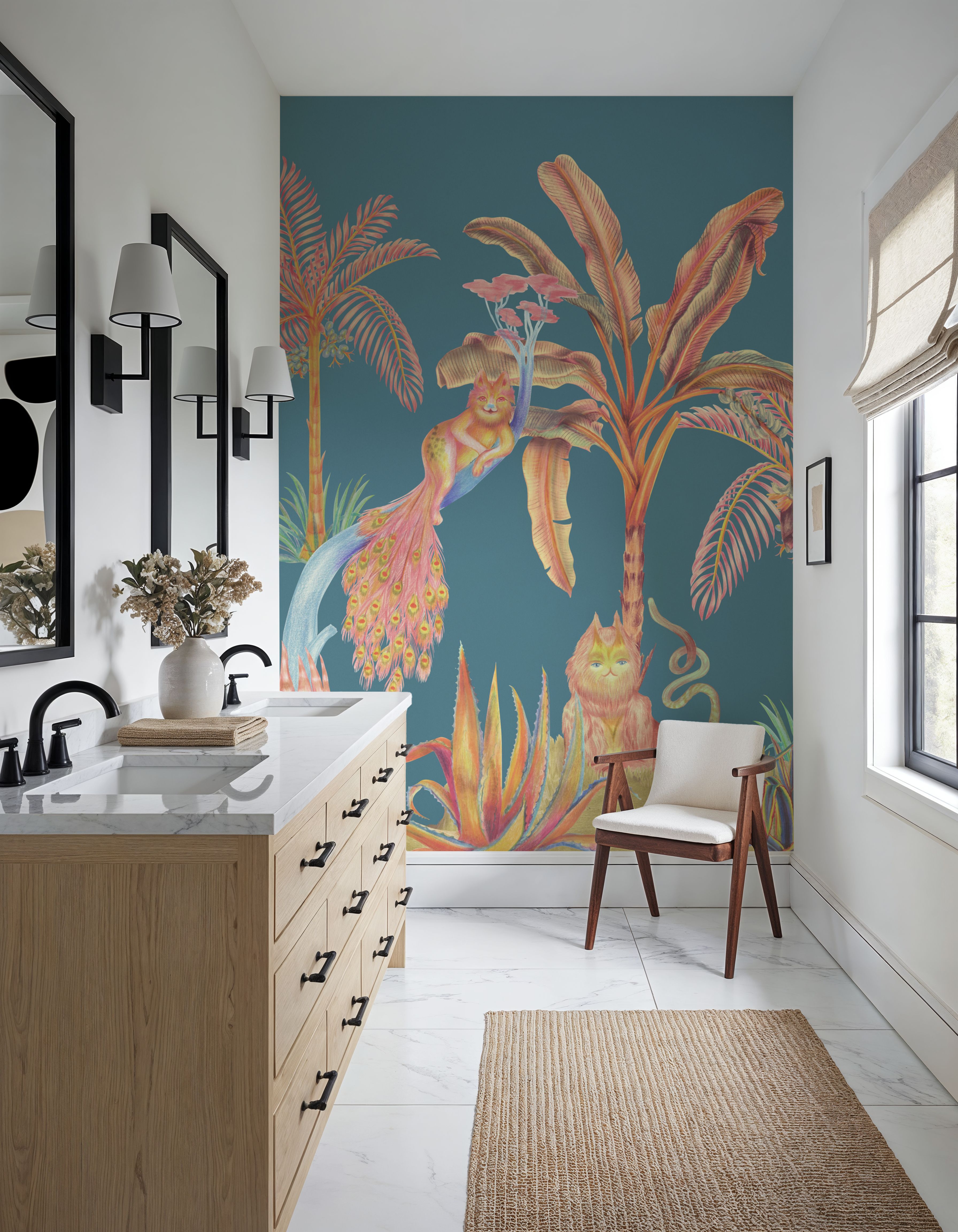 Colorful Jungle, Turqouise