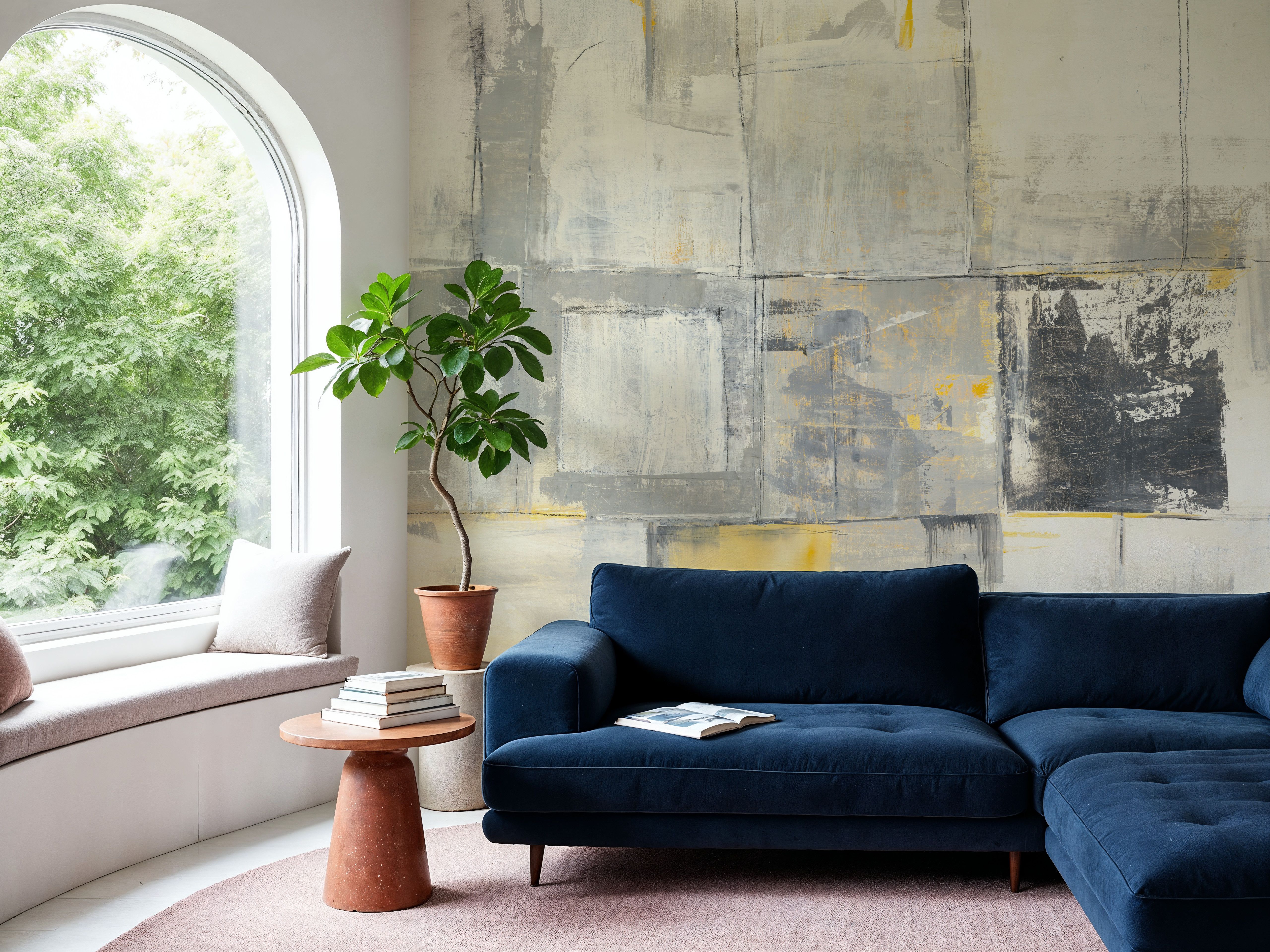 Gray and Yellow Blocks I