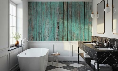 Blue Wooden Planks
