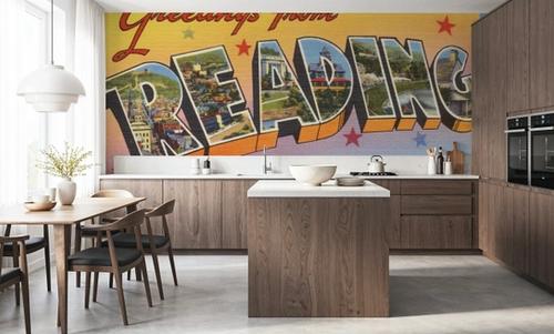 Greetings from Reading - Screenprint Postcard