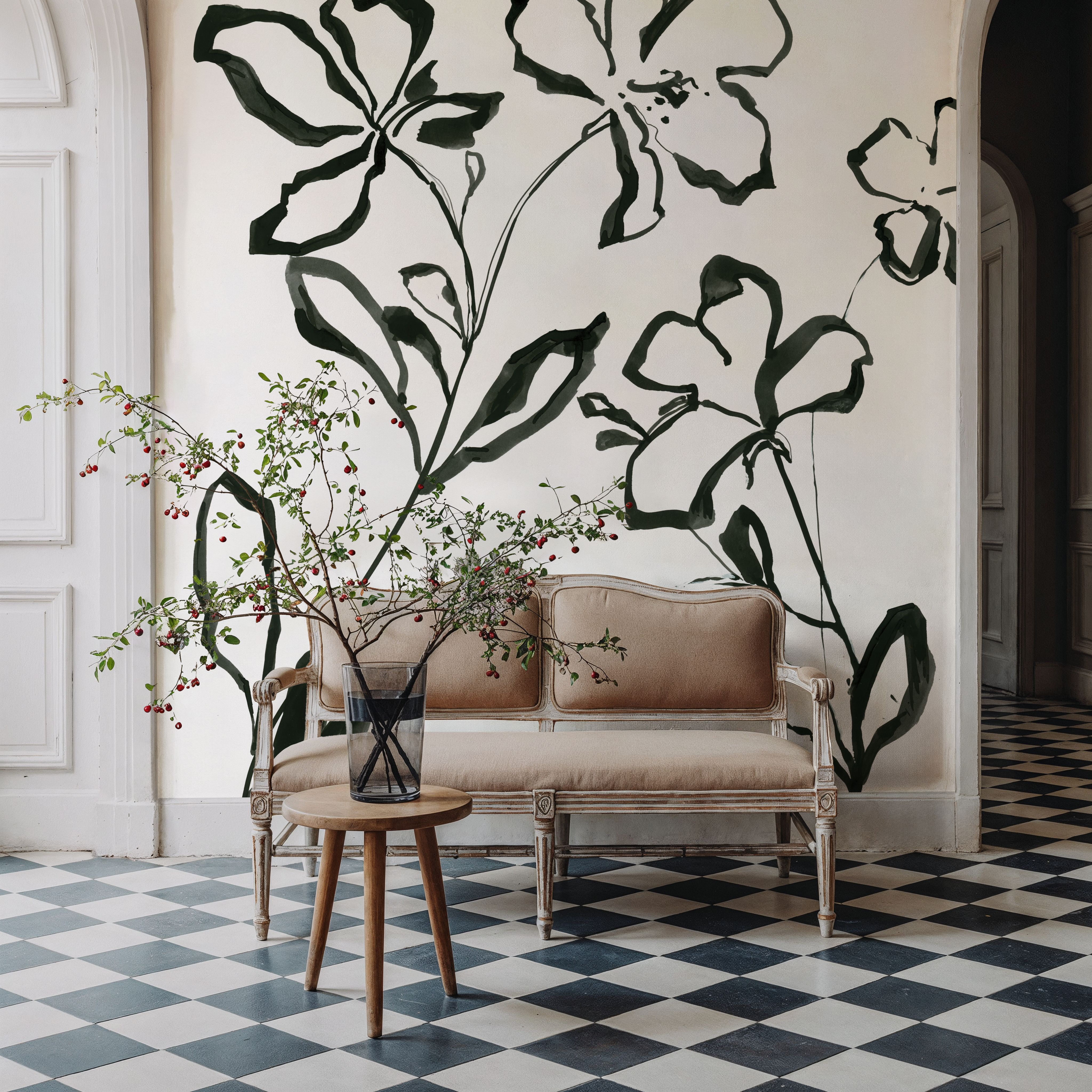 Floral Sketch I