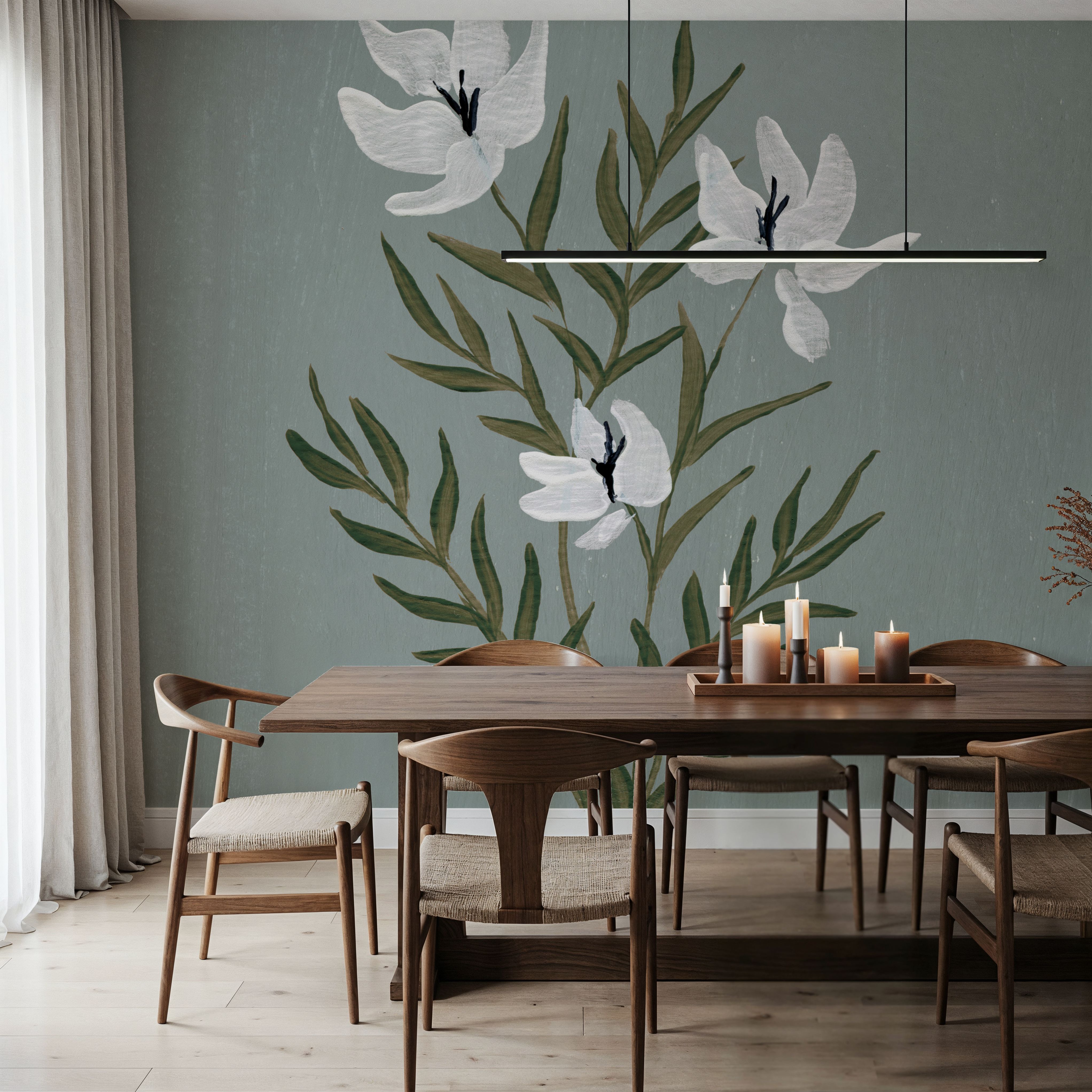 Pretty Little Flower IV Slate Blue